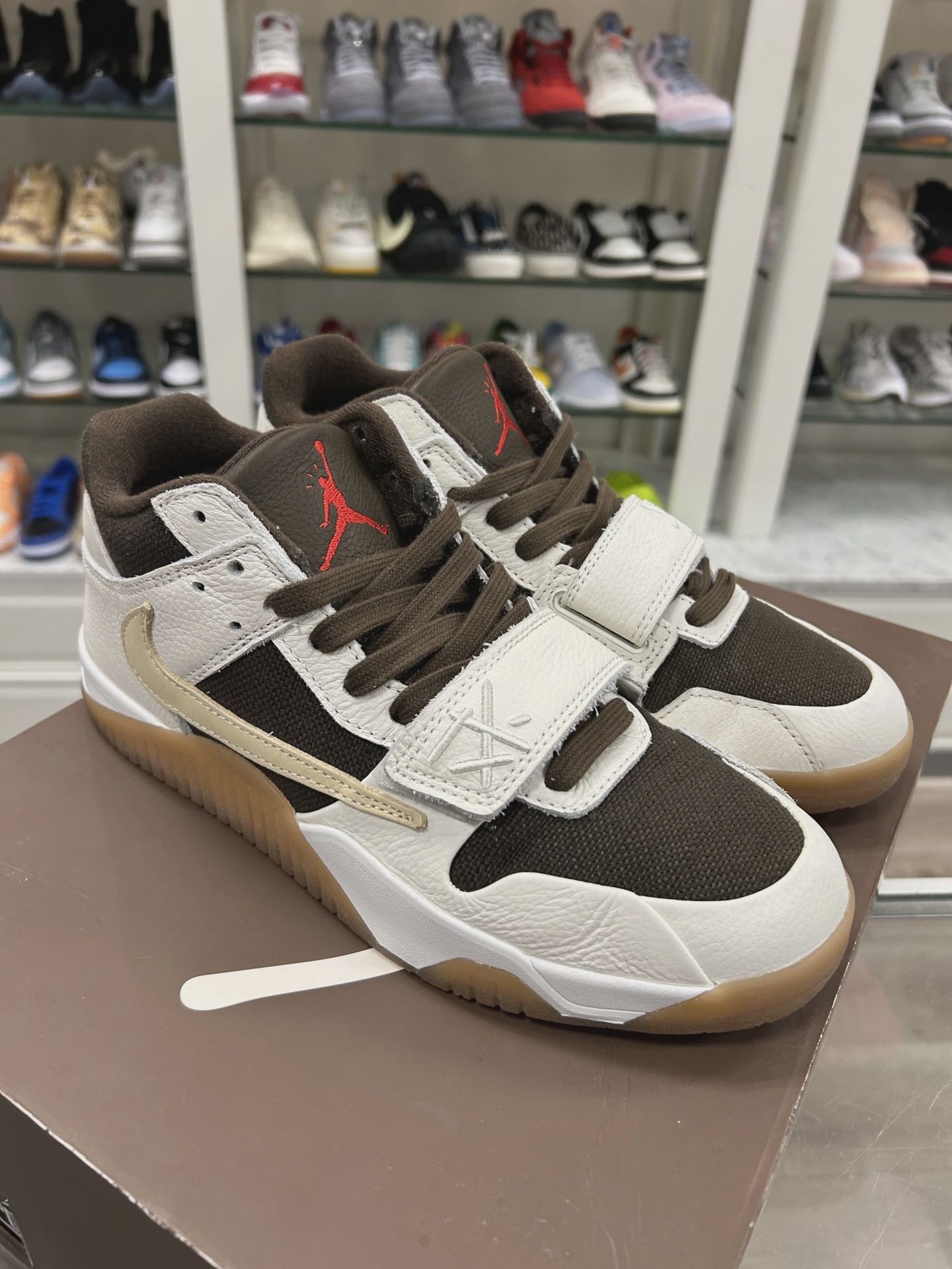 Jordan Jumpman Jack TR Travis Scott Sail • Pre-Owned [0555] 6
