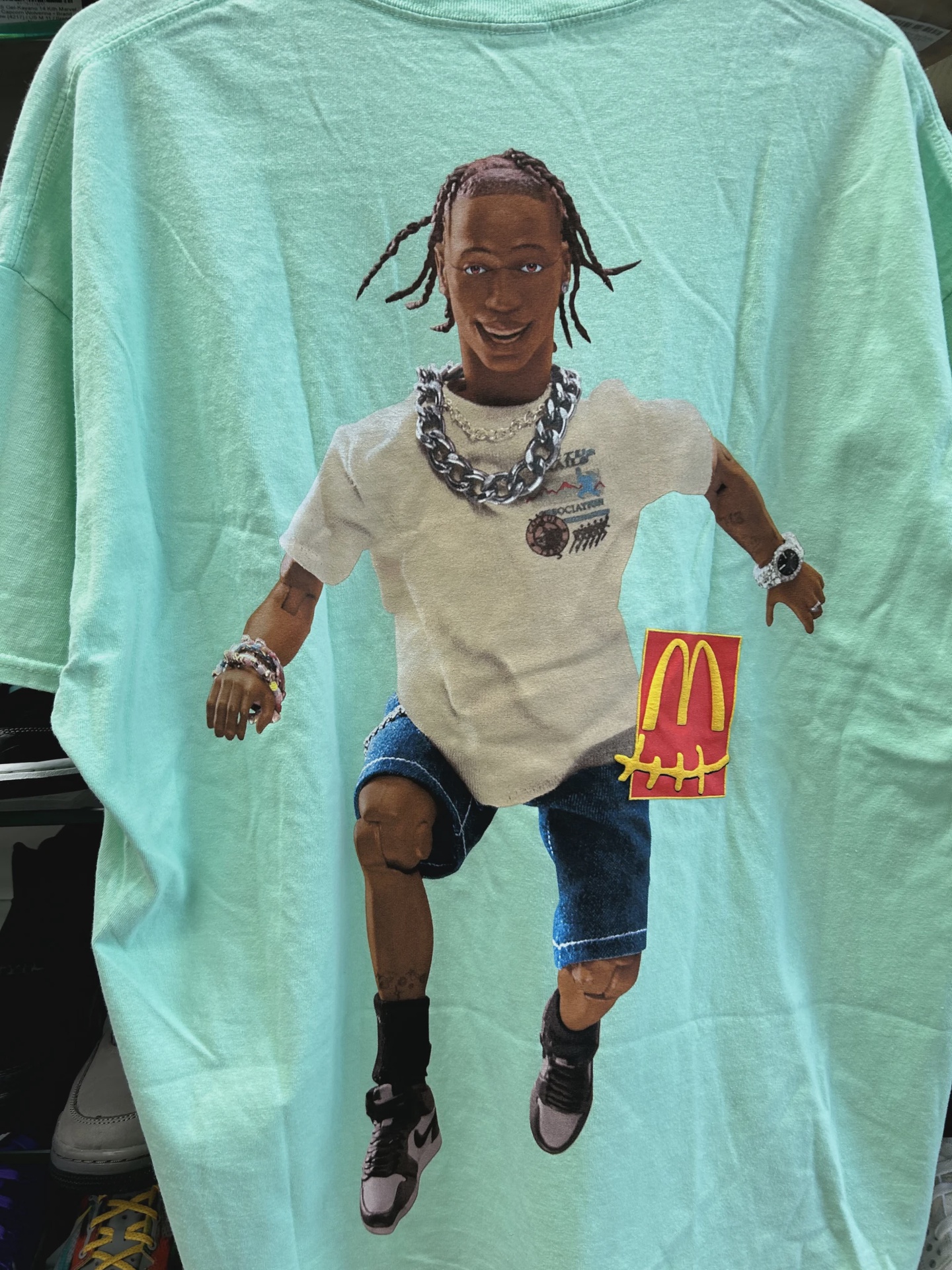 Travis Scott x McDonald's Action Figure Series IV T-Shirt • Pre-Owned [2758] 2