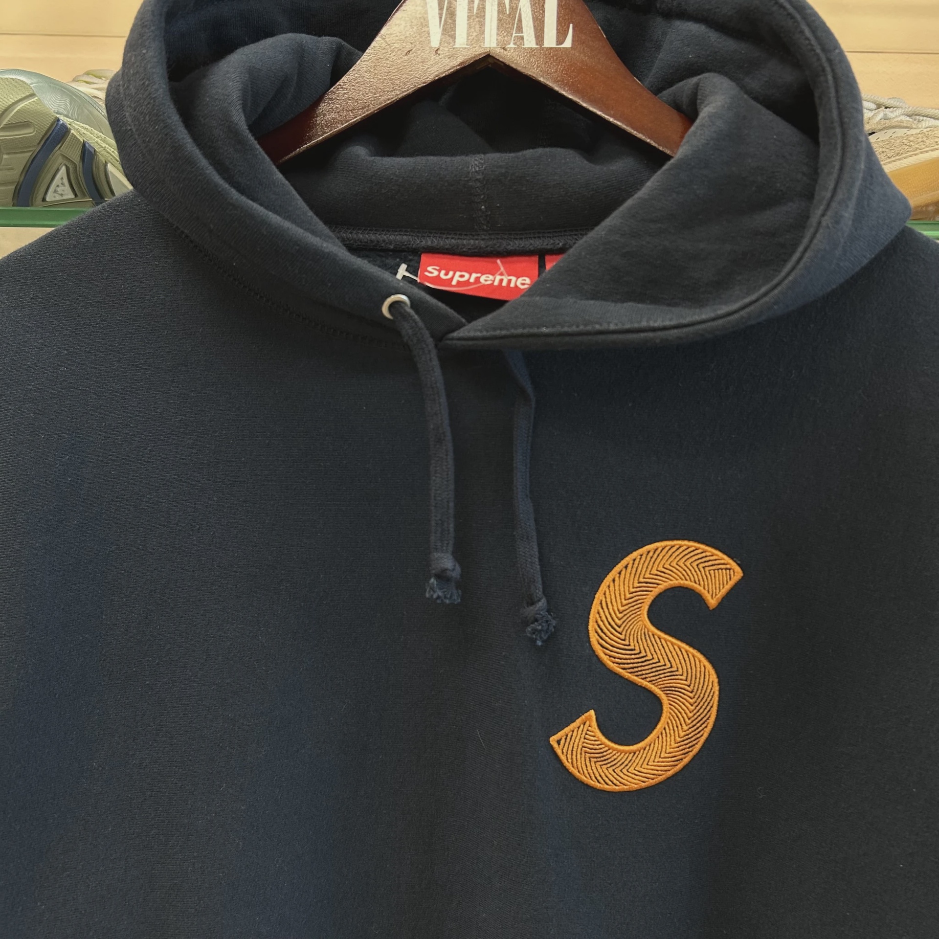 Supreme S Logo Hooded Sweatshirt • Pre-Owned [1455] 4