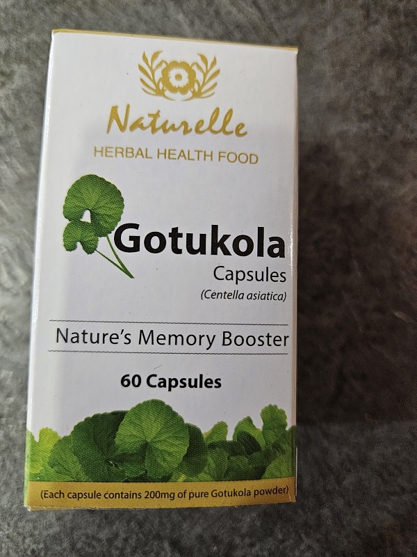 Naturelle Gotukola Capsules (60 Cap)