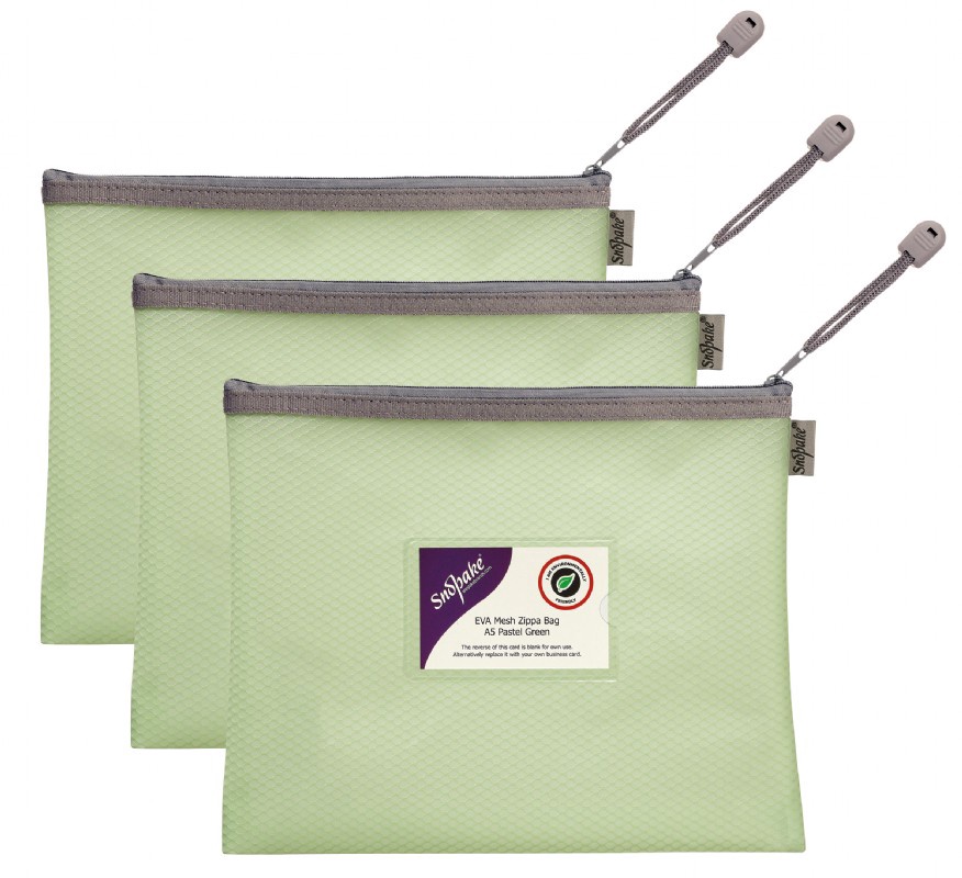 Snopake Pastel Zippa Bags