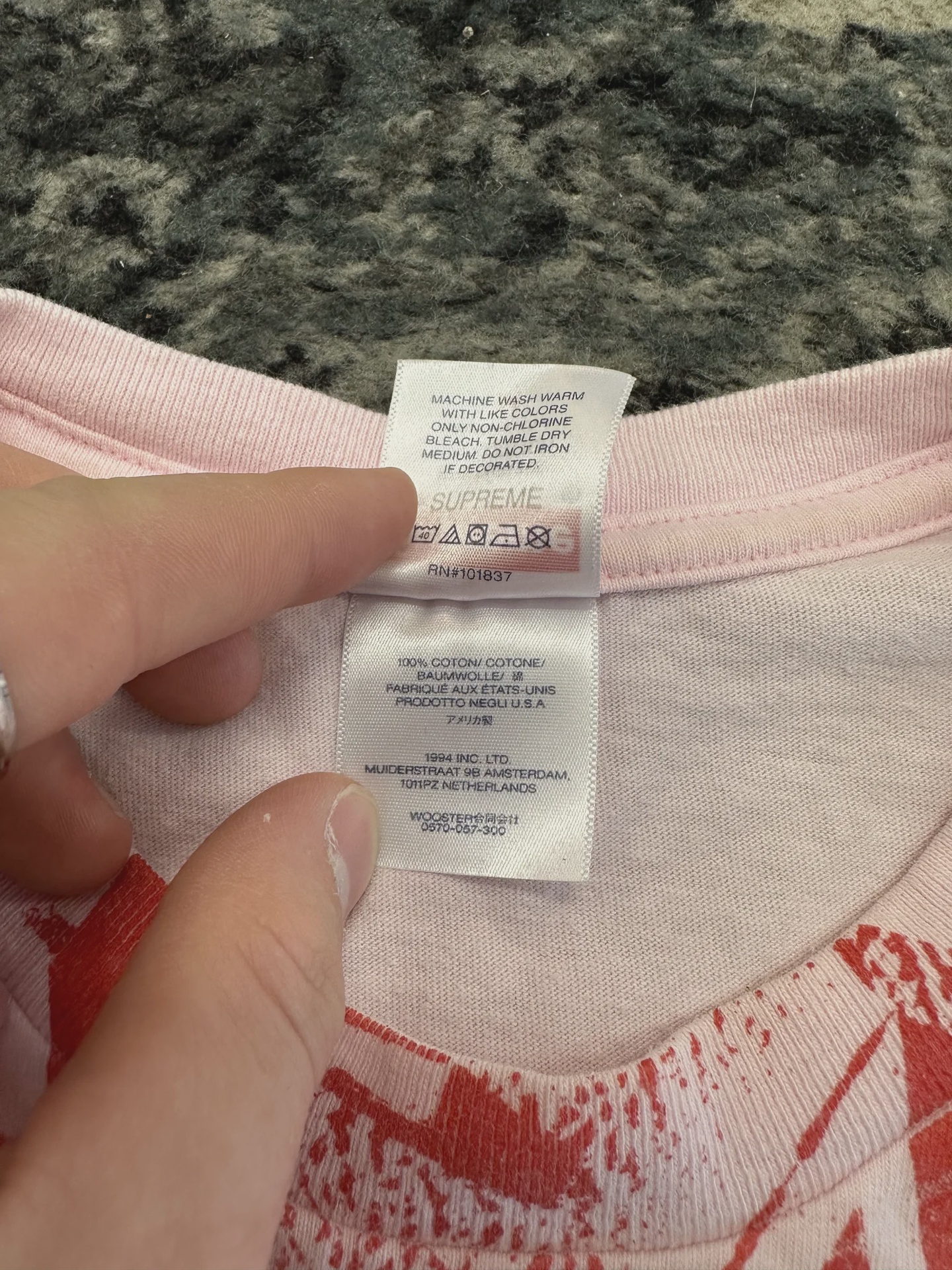 Supreme Collage Tee Light Pink • Pre-Owned [0457] - photo 4