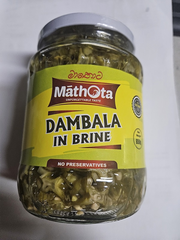 Mathota Dambala In brine 560g