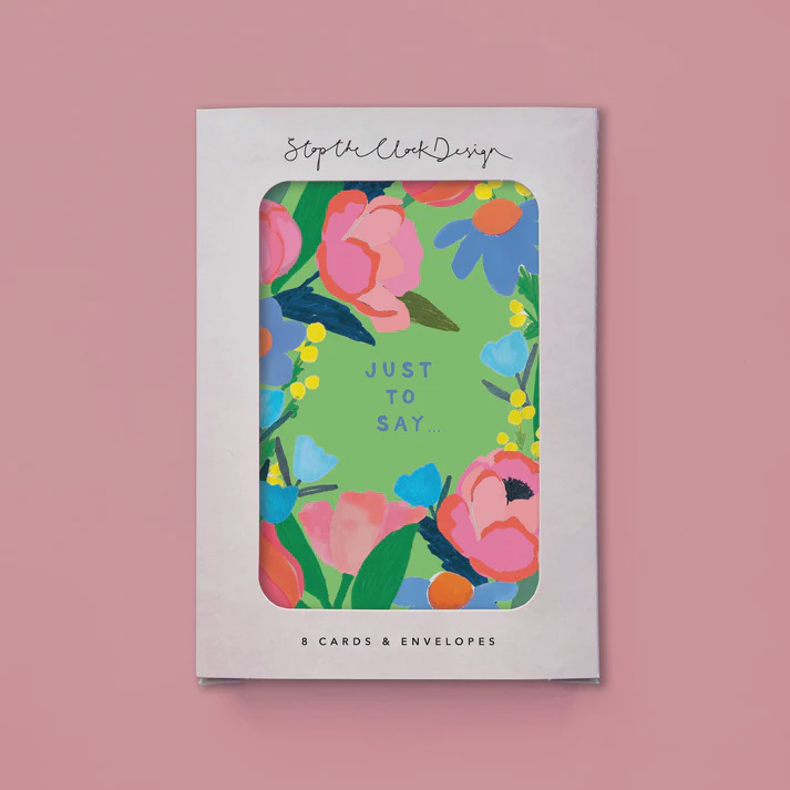 Stop The Clock - Notecards 8 Pack