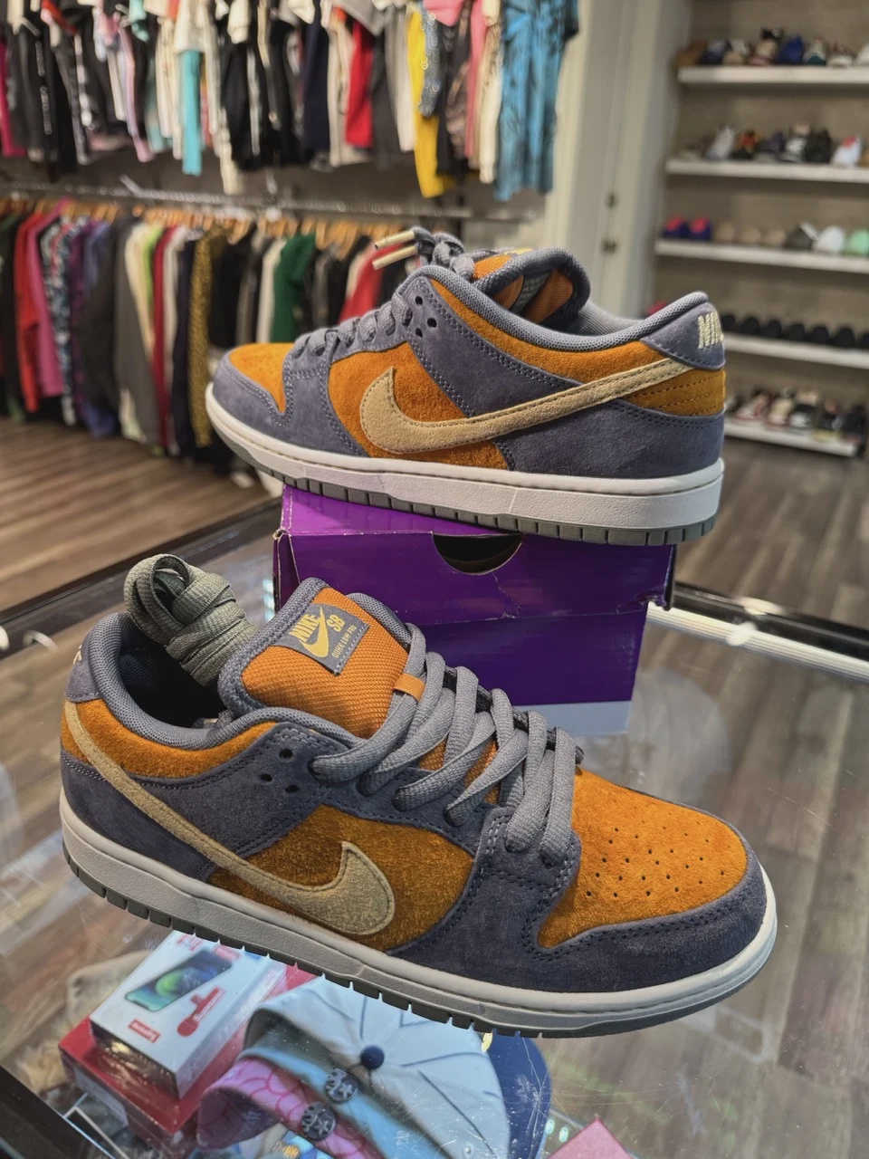 Nike SB Dunk Low Light Carbon Monarch • Brand New [1090] - photo 1