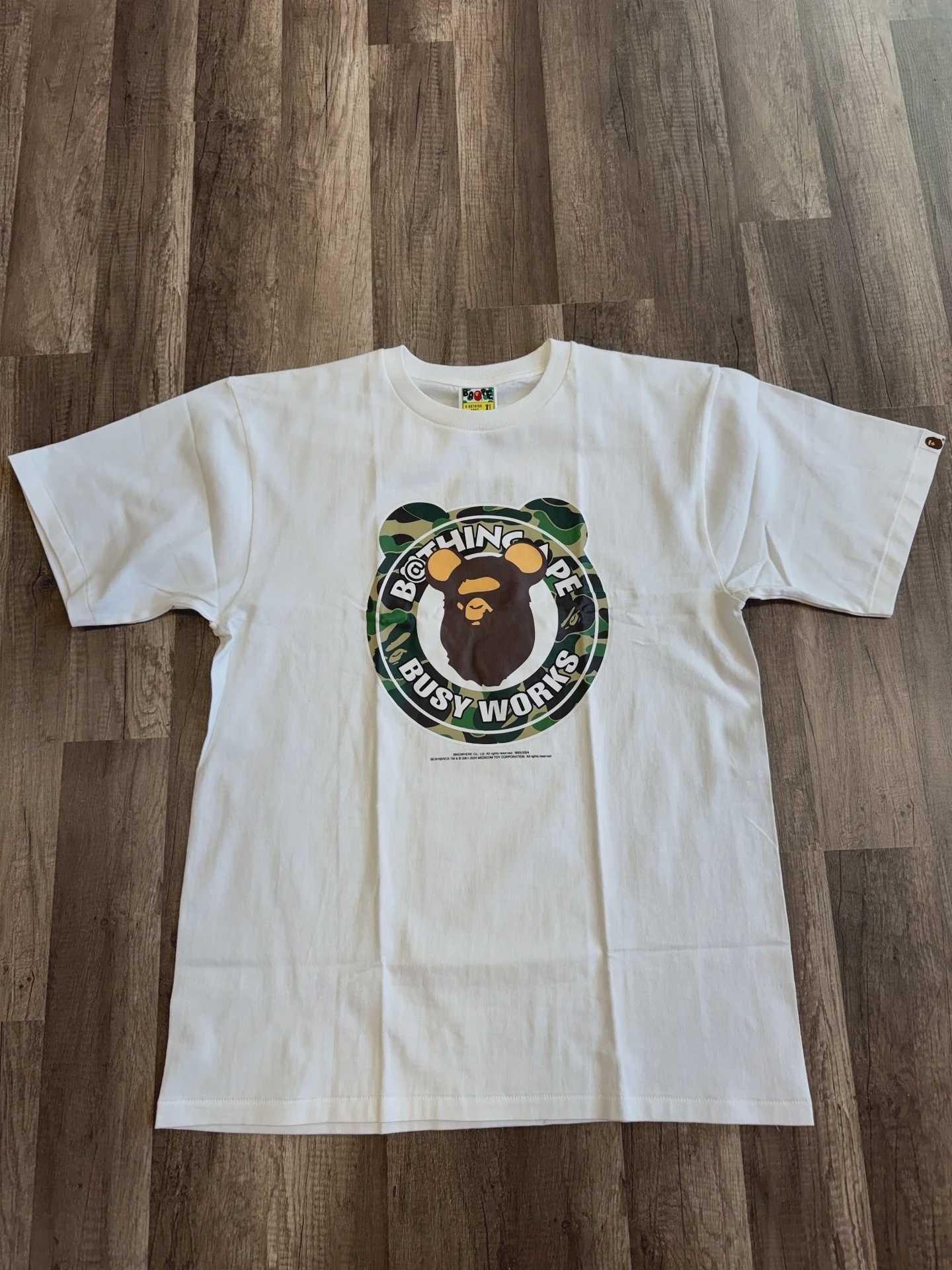 BAPE x Medicom Toy ABC Camo Bear Milo Tee XL • Brand New [2265] - photo 1