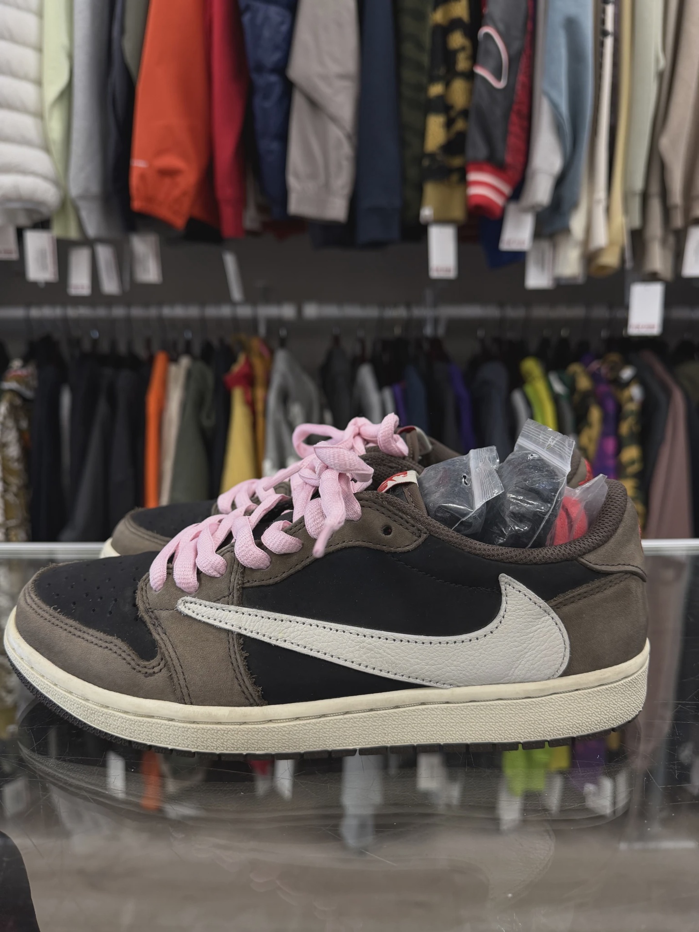 Air Jordan 1 Retro Low Original SP Travis Scott Mocha NO BOX  Pre-Owned [5806] 2