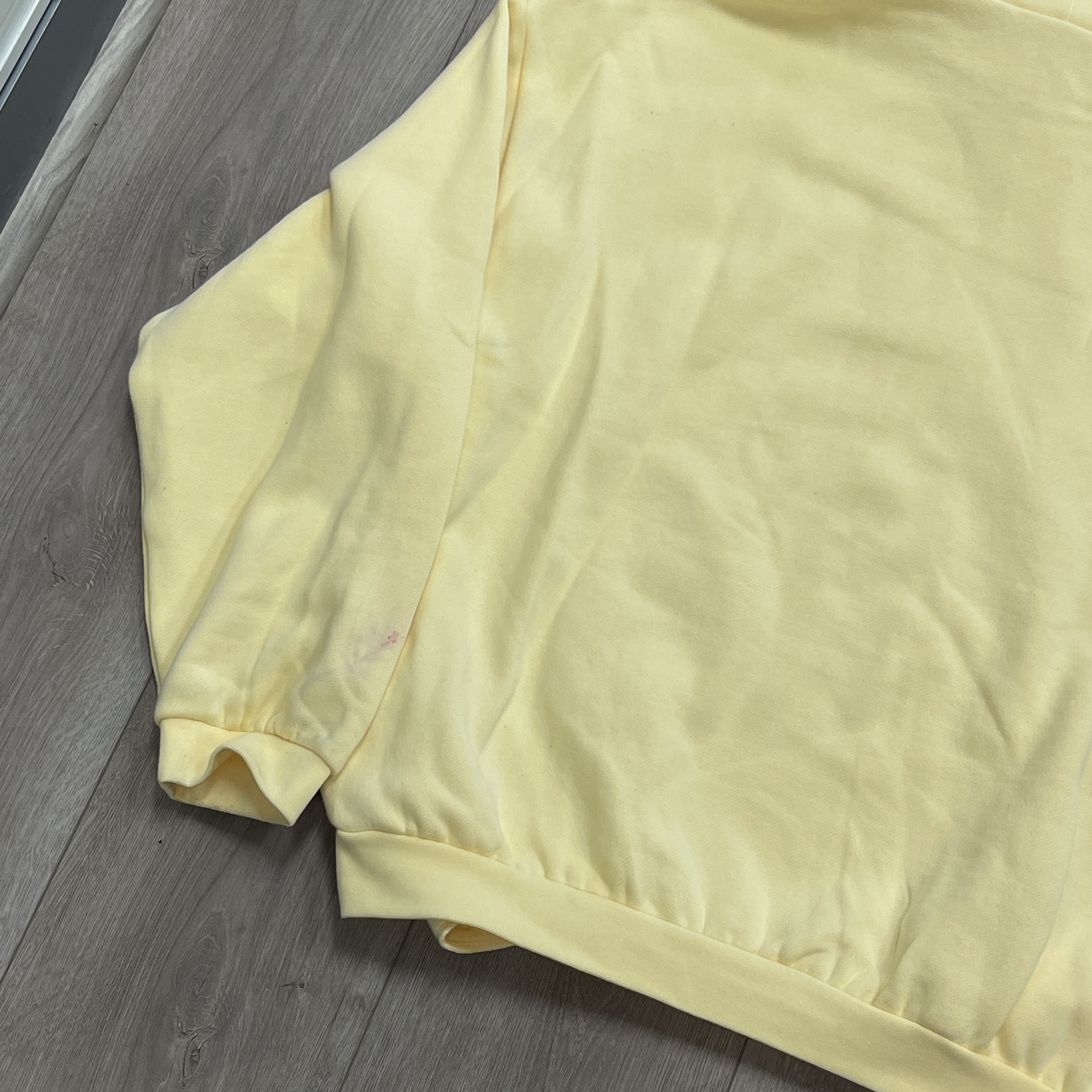 Fear of God ESSENTIALS Garden Yellow '90s Fit Fleece Hoodie - Pre-Owned 6