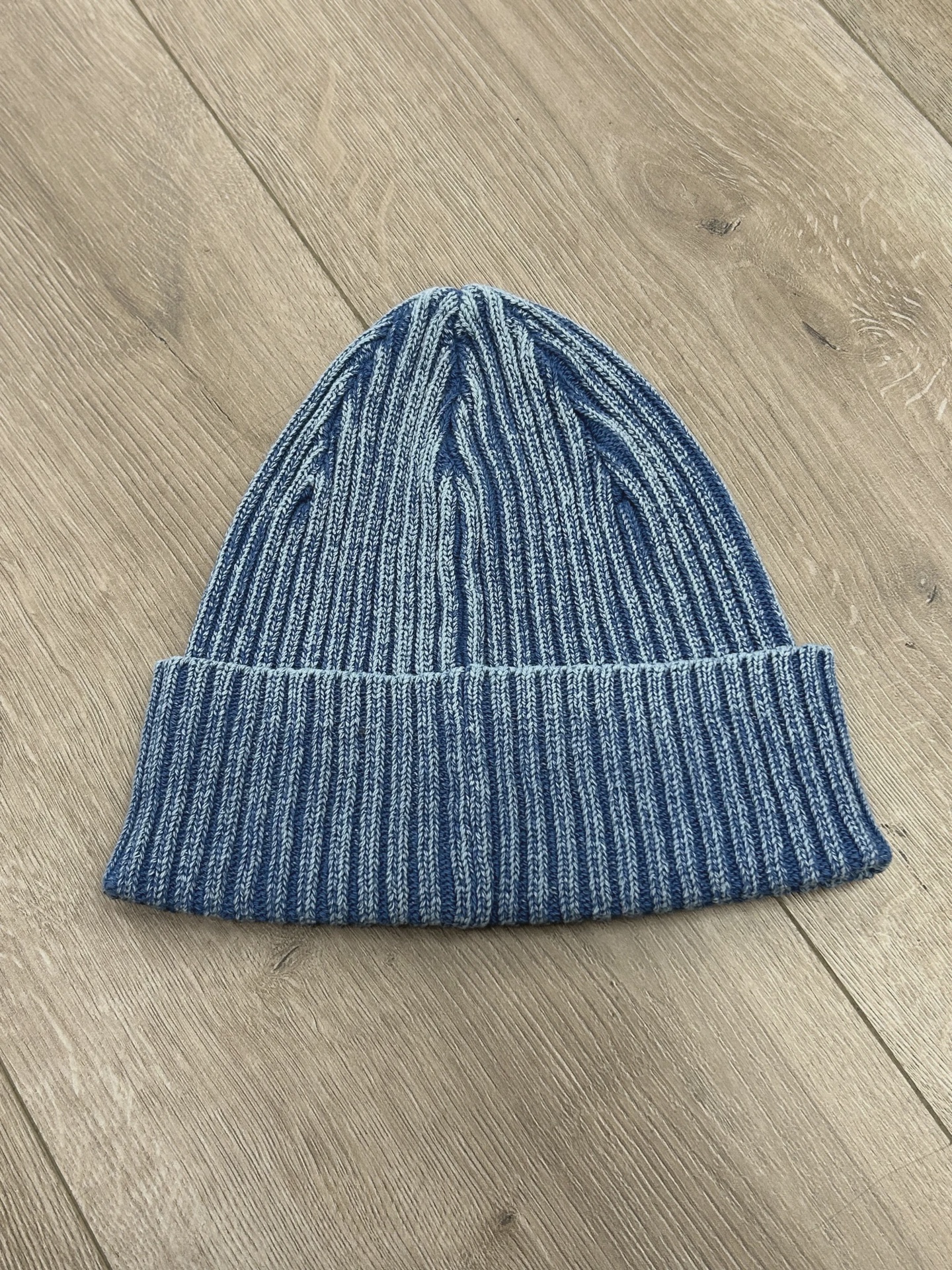 SS21 Supreme Bleached Rib Beanie Navy • Pre-Owned [6558] 2