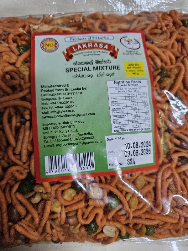 Lakrasa Special Mixture 400g