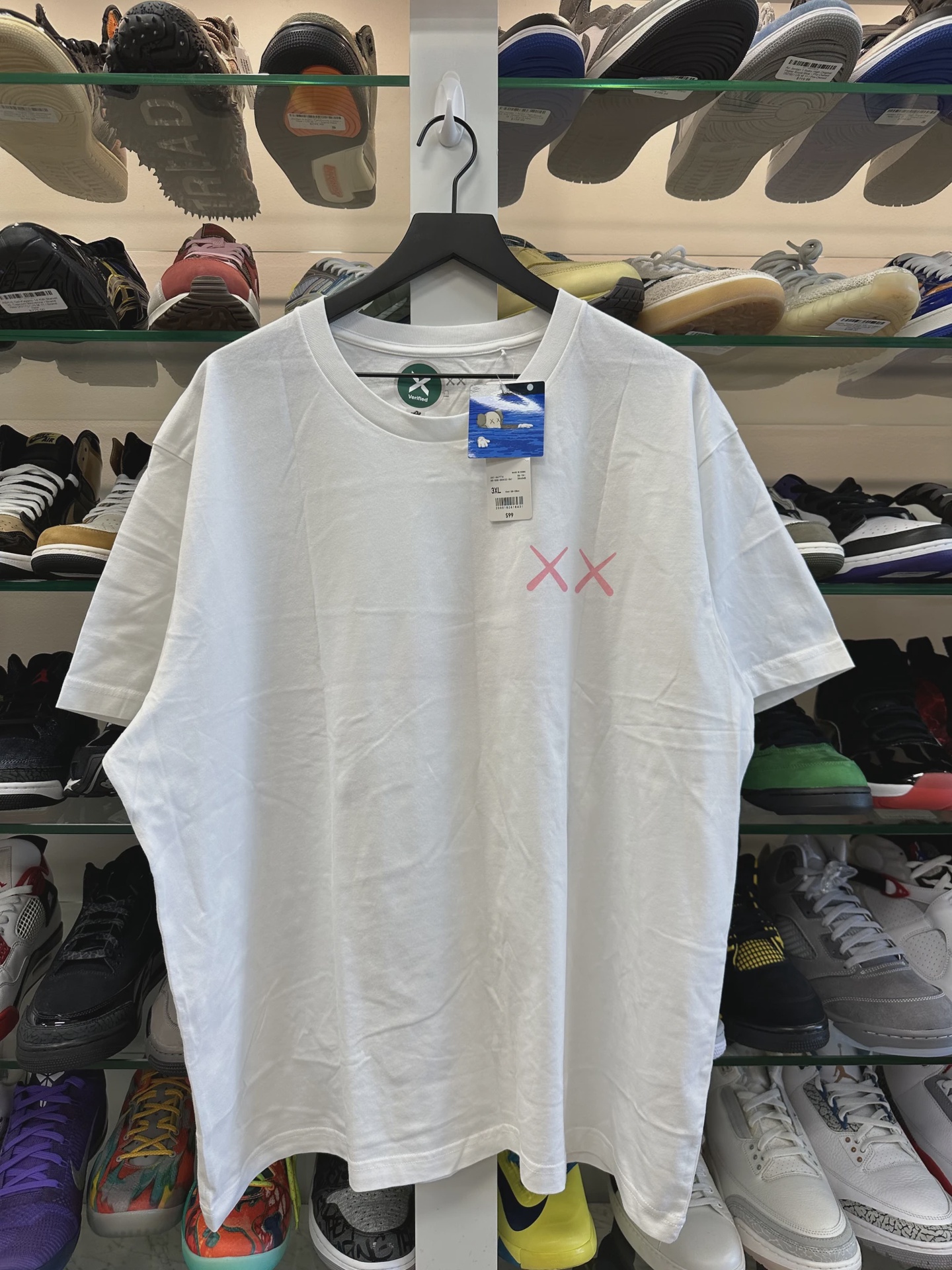 Kaws x Uniqlo "Pink BFF: Time Off" Tee • Brand New [4204]