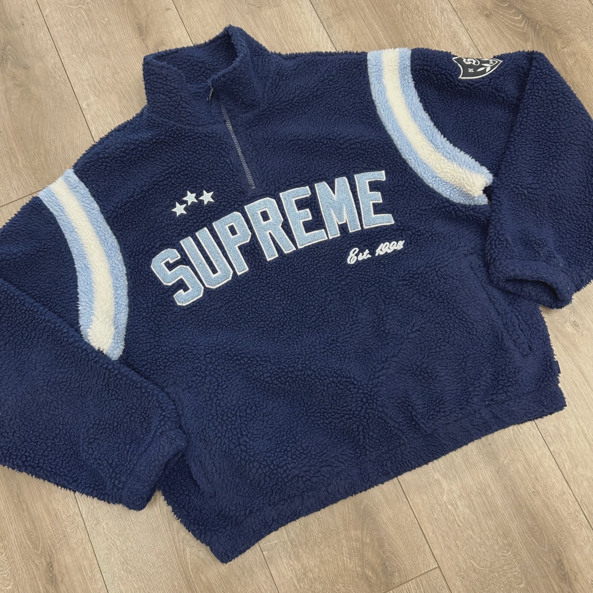 FW23 Supreme Arc Half Zip Fleece Pullover • Pre-Owned [4245] - photo 2