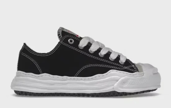 Maison Mihara Yasuhiro Maison Mihara Yasuhiro Hank OG Sole Canvas Low Black - Size US M 7