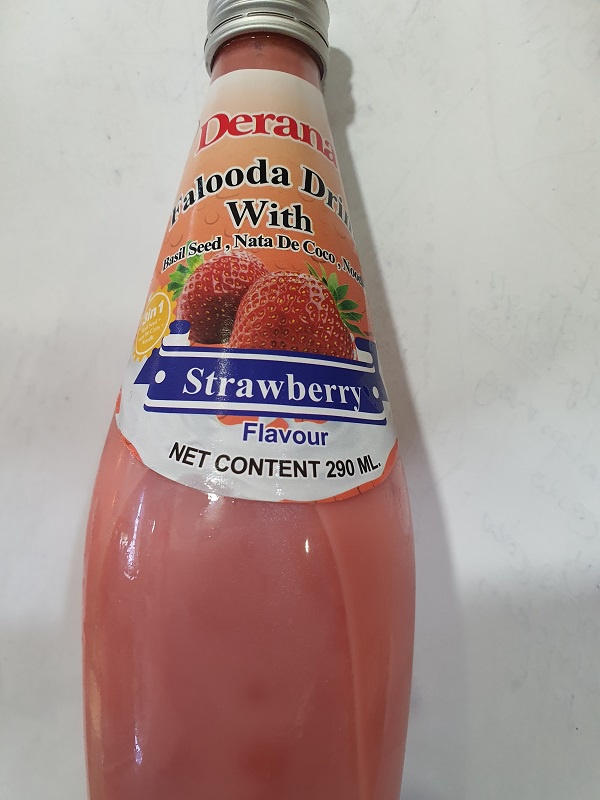 Derana basil Seed  Falooda Strawberry 290ml