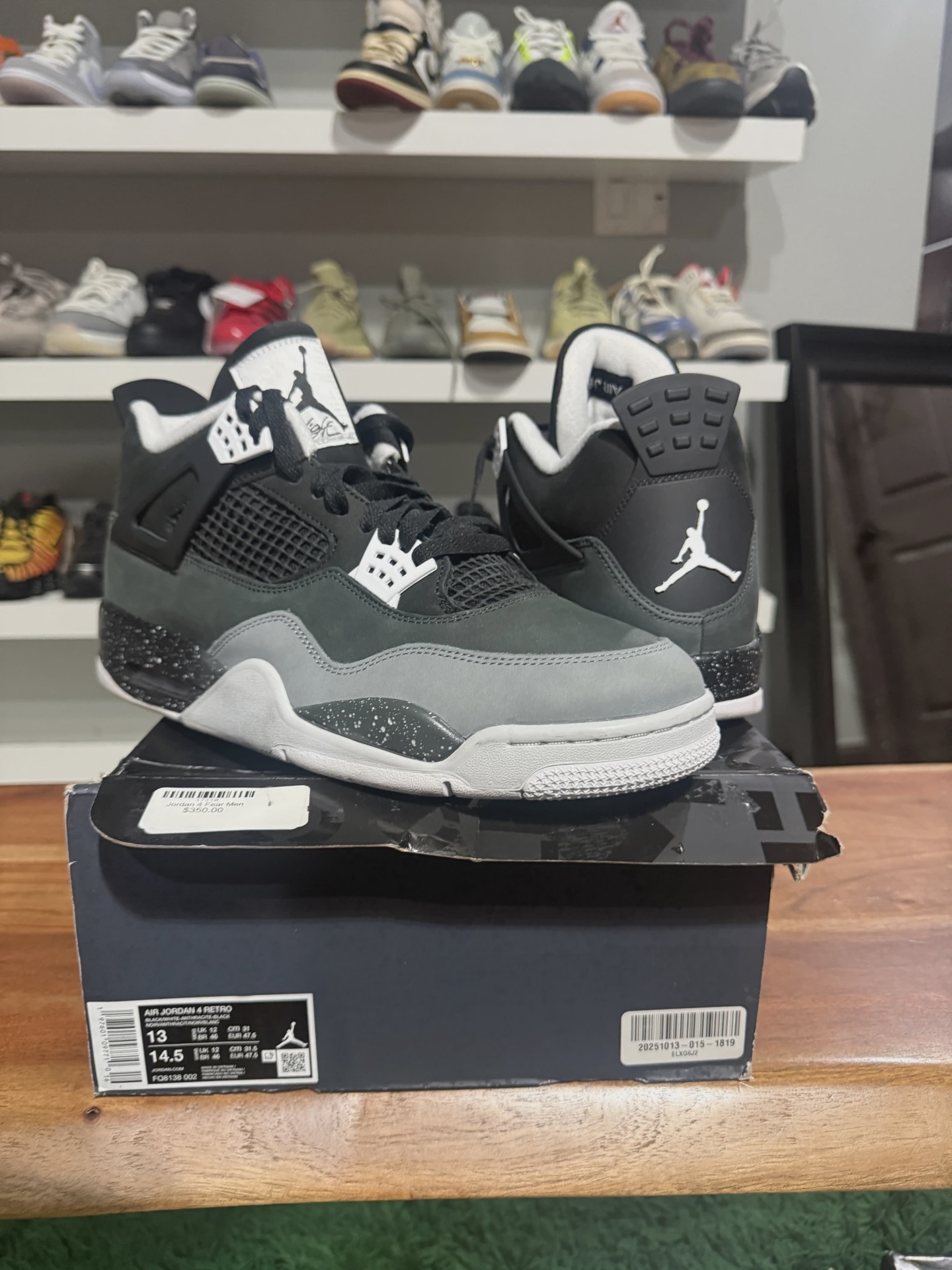 Jordan Air Jordan 4 Retro Fear (2024) - Size US M 13