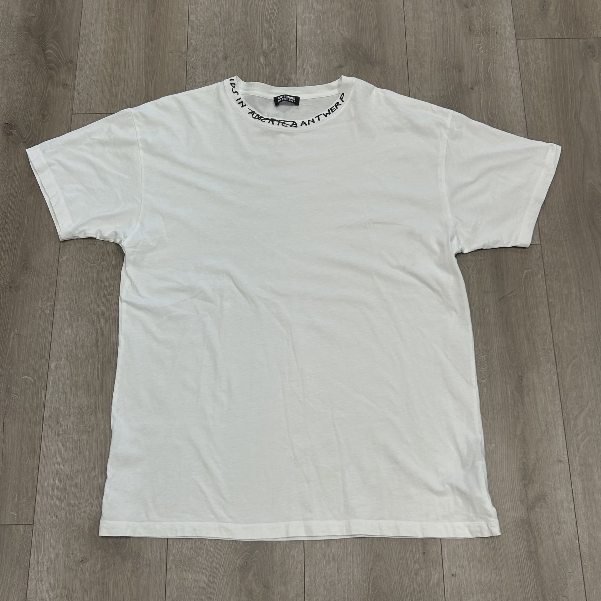 Rick Owens AW21 Raf Simons Antwerp/America Tee - Size L