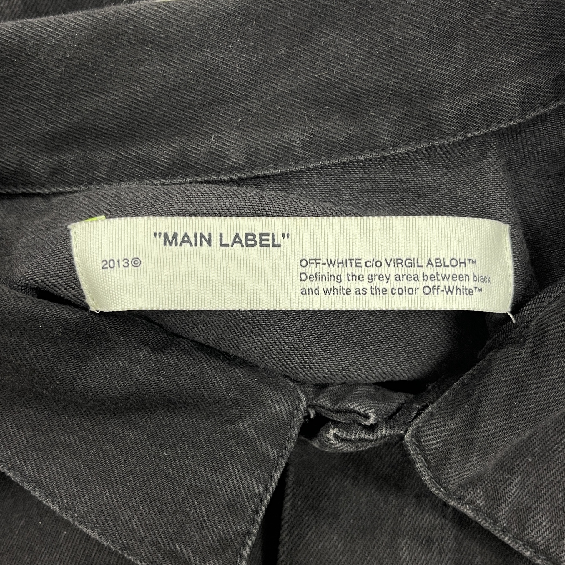 Off-White Incompiuto Denim Jacket • Pre-Owned 6