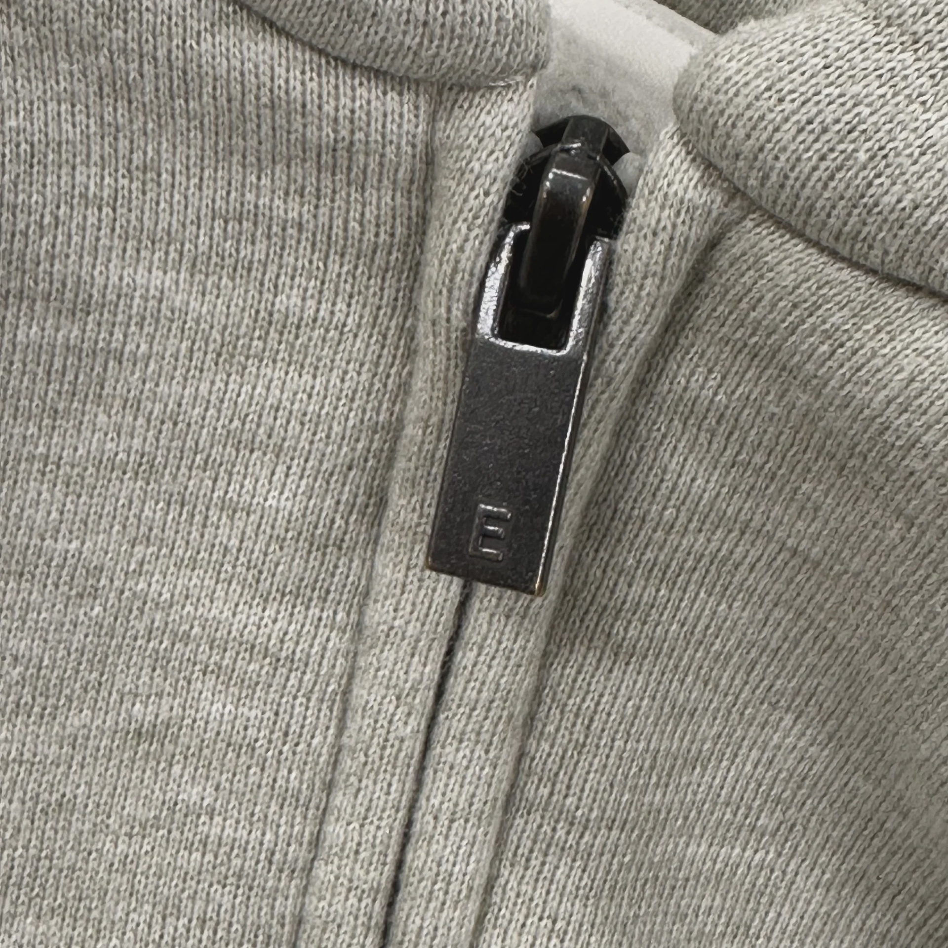 Fear of God Essentials Full Zip Hoodie 'Heather Stone' • Pre-Owned [9784] - photo 5