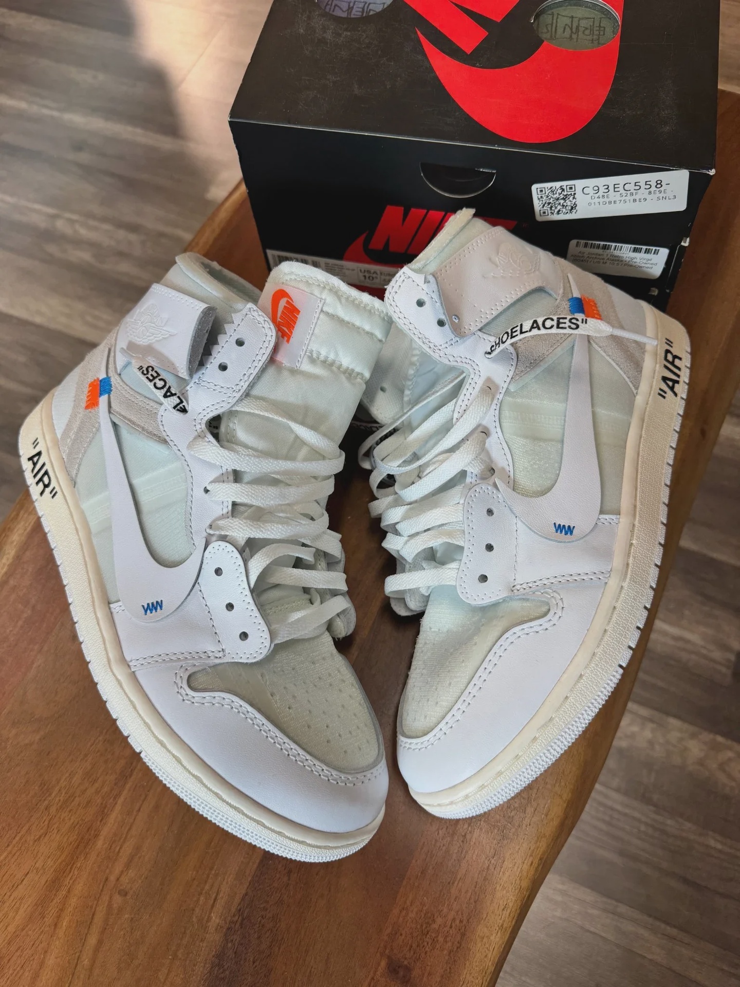 Jordan Jordan 1 Retro High Virgil Abloh Archive Alaska - Size US M 10.5