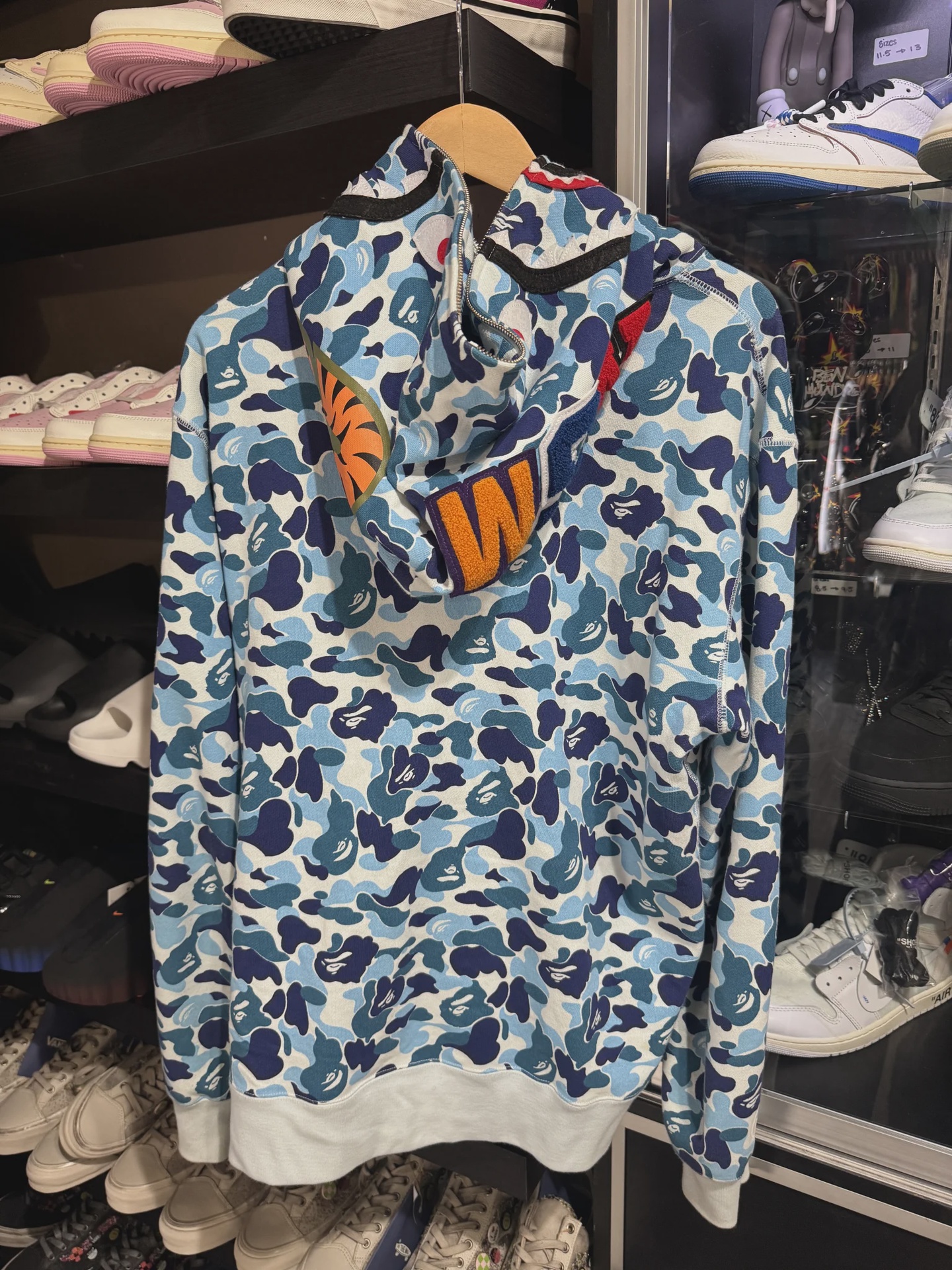 Bape Shark Blue  Hoodie • Pre-Owned [8371] - photo 2