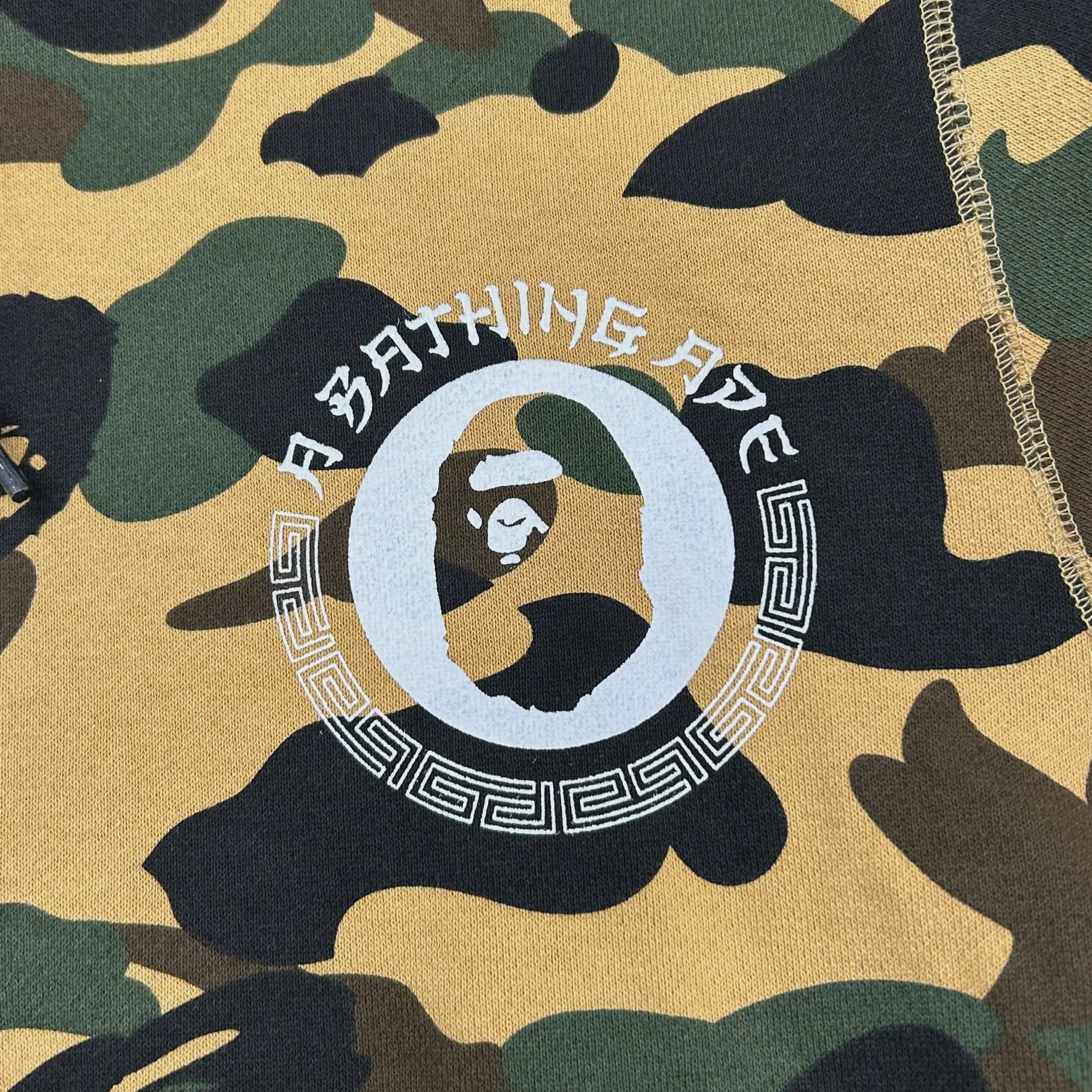 BAPE 1st Camo Kanji Pullover Hoodie Yellow • Brand New [2686] - photo 8