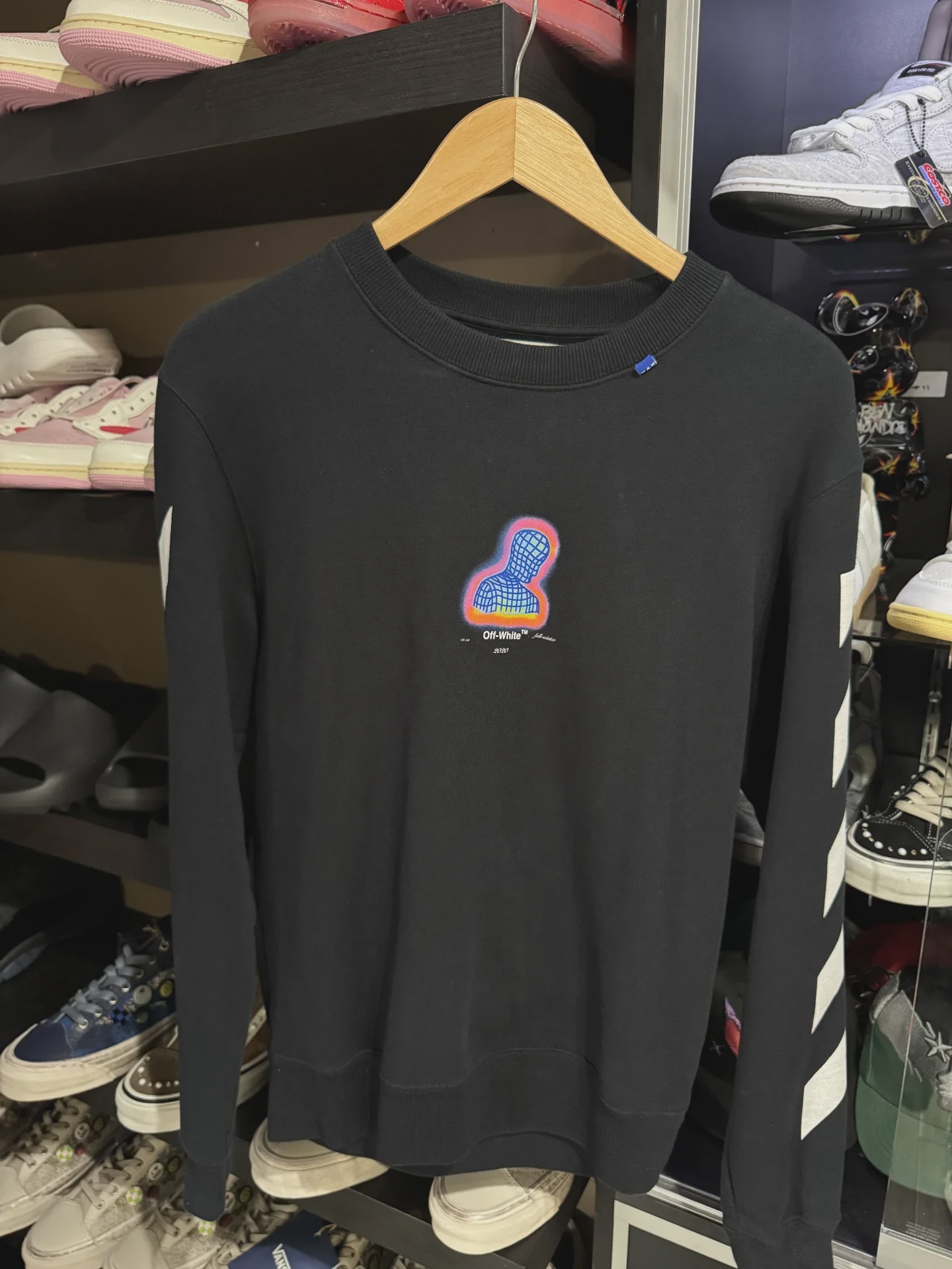 Off-White Off White Logo Printed Long Sleeve - Size XS