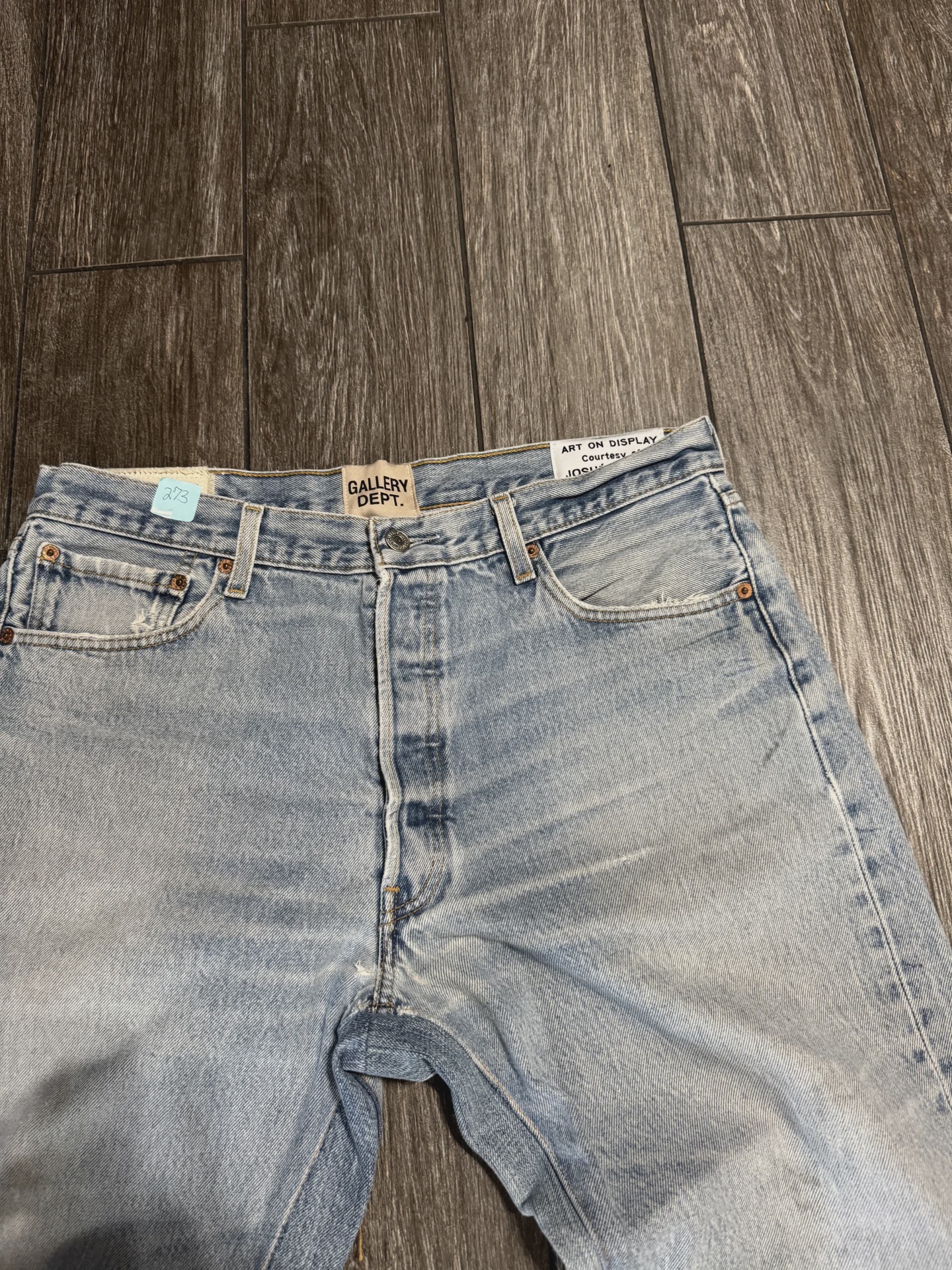 Gallery Dept Blue Denim Jeans sz 34 • Pre-Owned [0481] - photo 2