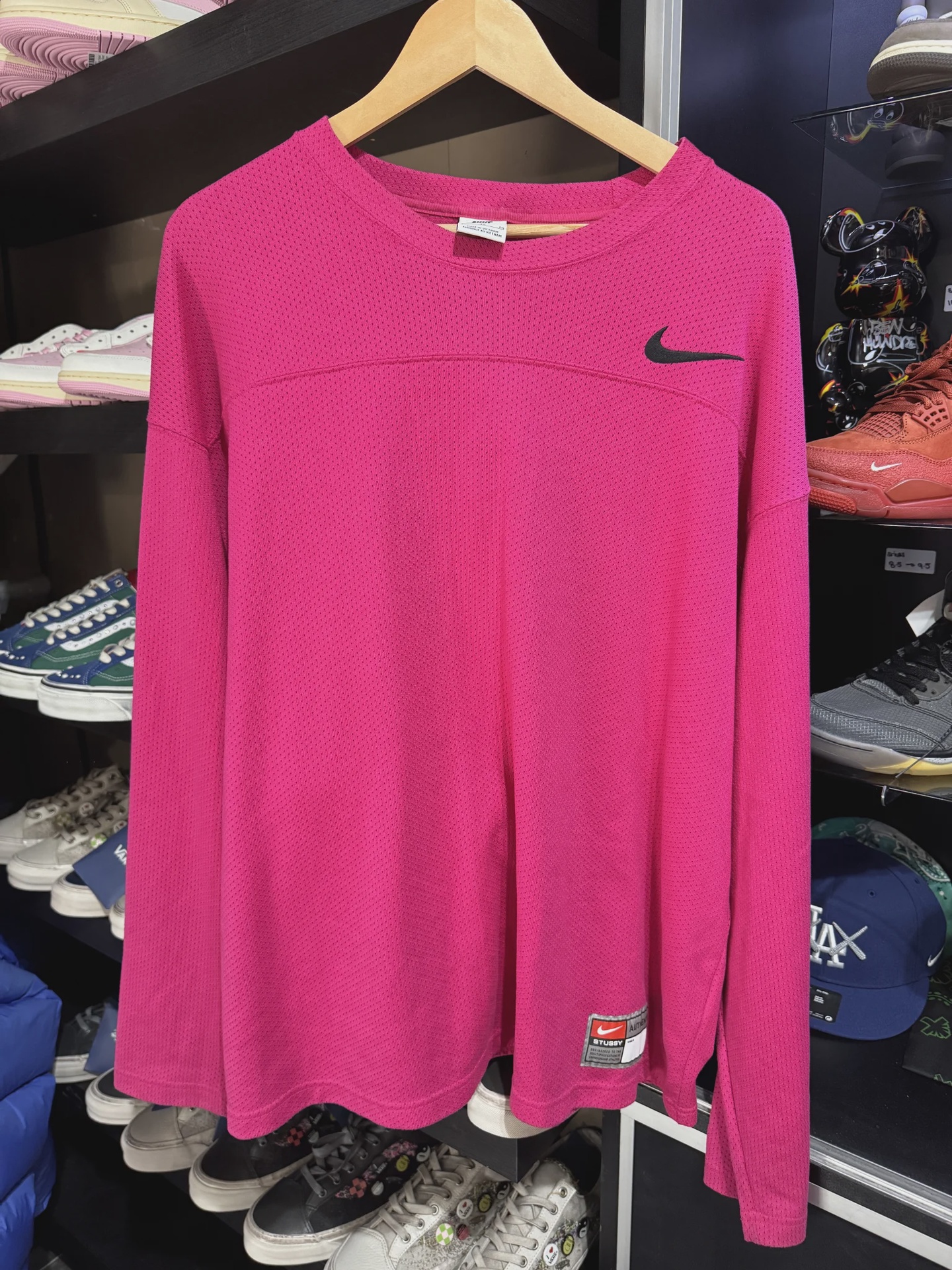 Stussy Nike Pink Jersey LS • Pre-Owned [1818] - photo 1