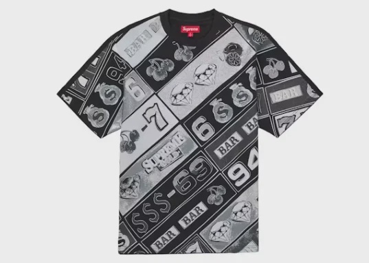Supreme Supreme Slot Machine S/S Top - Size L