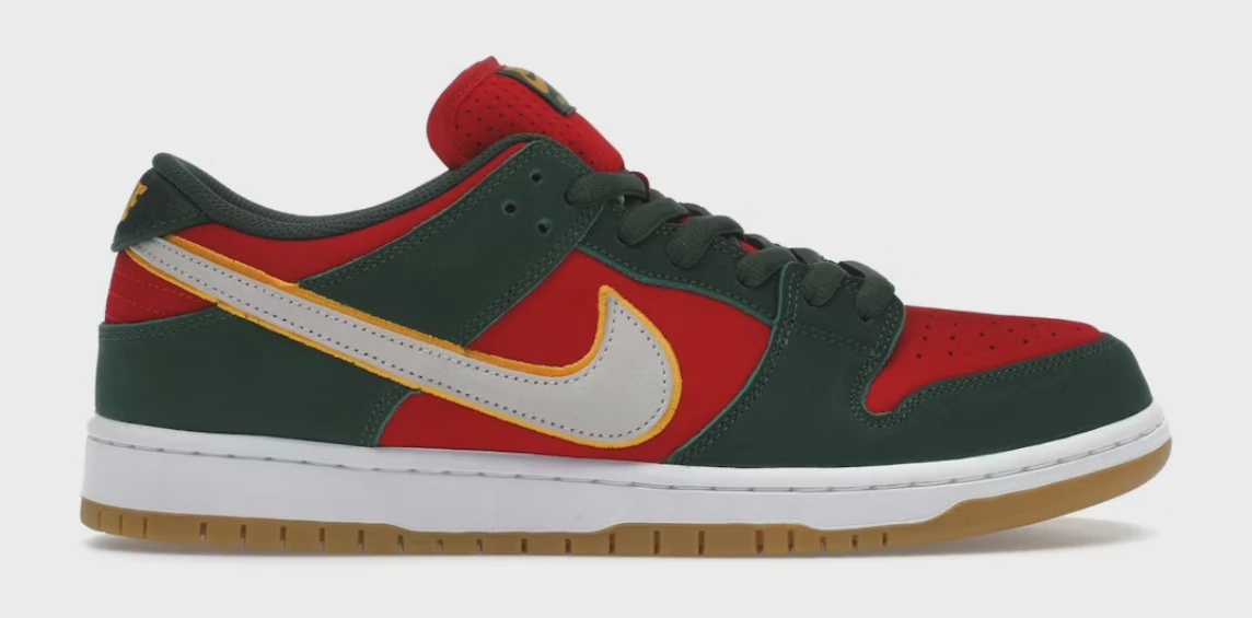 Nike SB Dunk Low Pro PRM Seattle Supersonics • Brand New [3915]