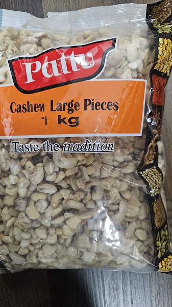 Pattu Cashew Large Pieces 1kg