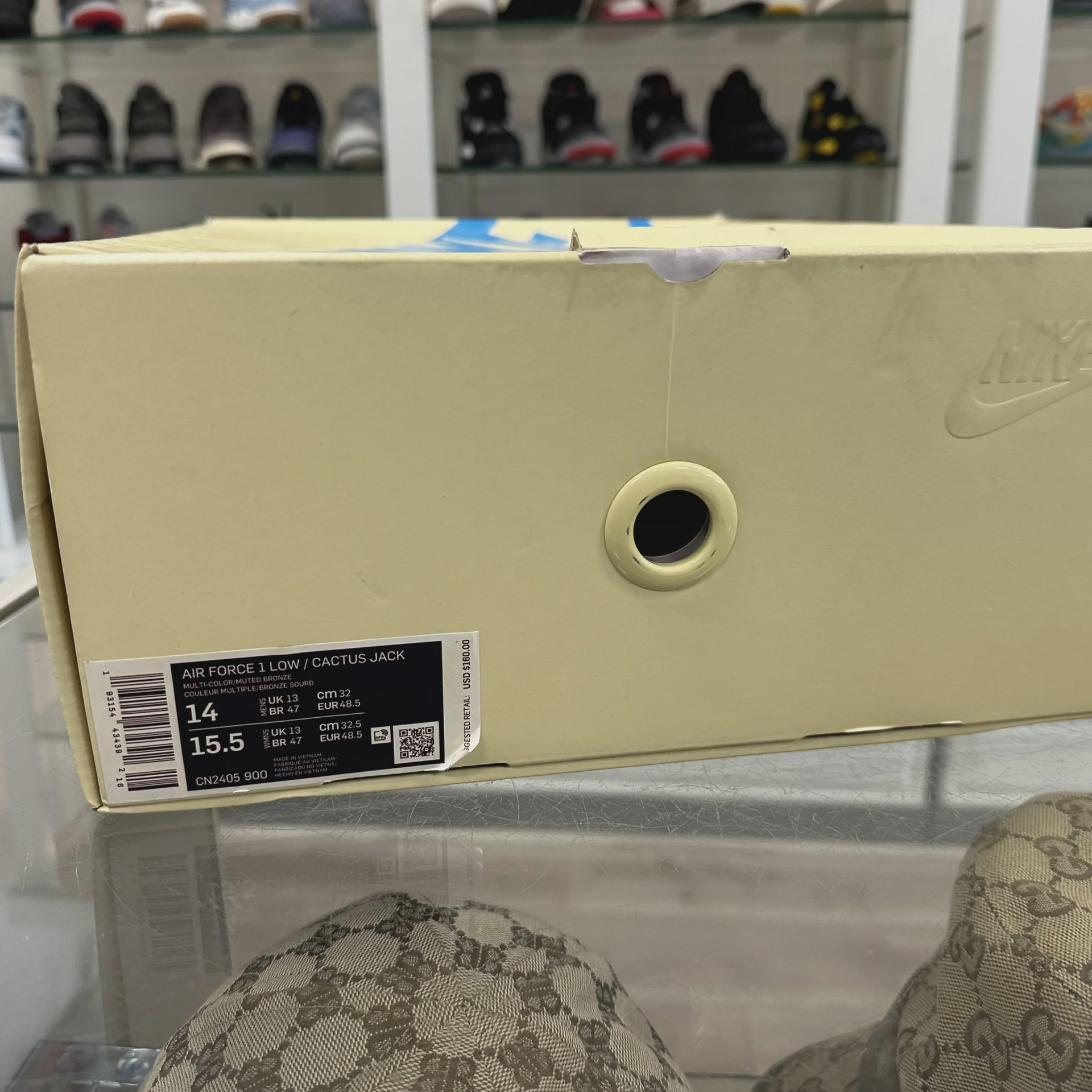 Nike Air Force 1 Low Travis Scott Cactus Jack • Pre-Owned [2323] - photo 3