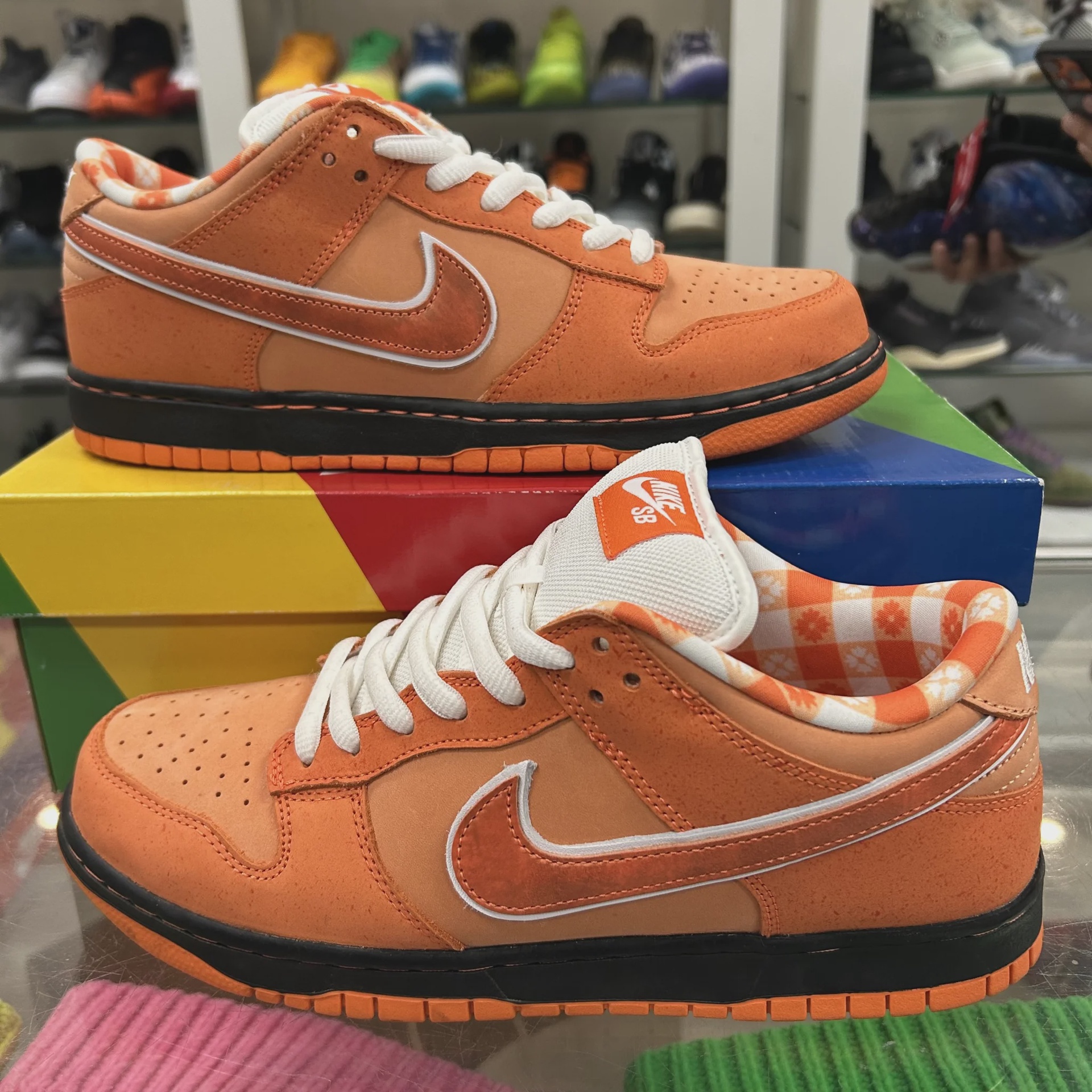 Nike SB Dunk Low Concepts Orange Lobster • Pre-Owned [0351] - photo 1
