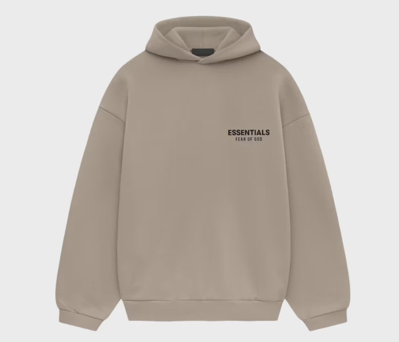 Fear of God Essentials Fleece Hoodie Desert Sand • Brand New [9696]