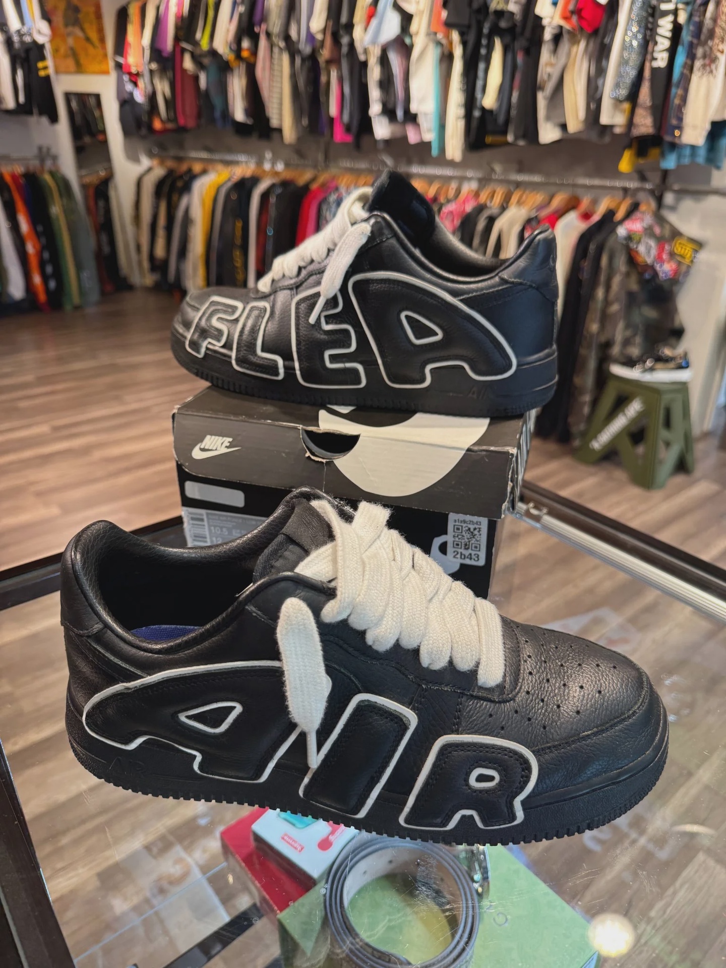 Nike Air Force 1 Low Cactus Plant Flea Market Black (2024) • Pre-Owned [9575] - photo 2