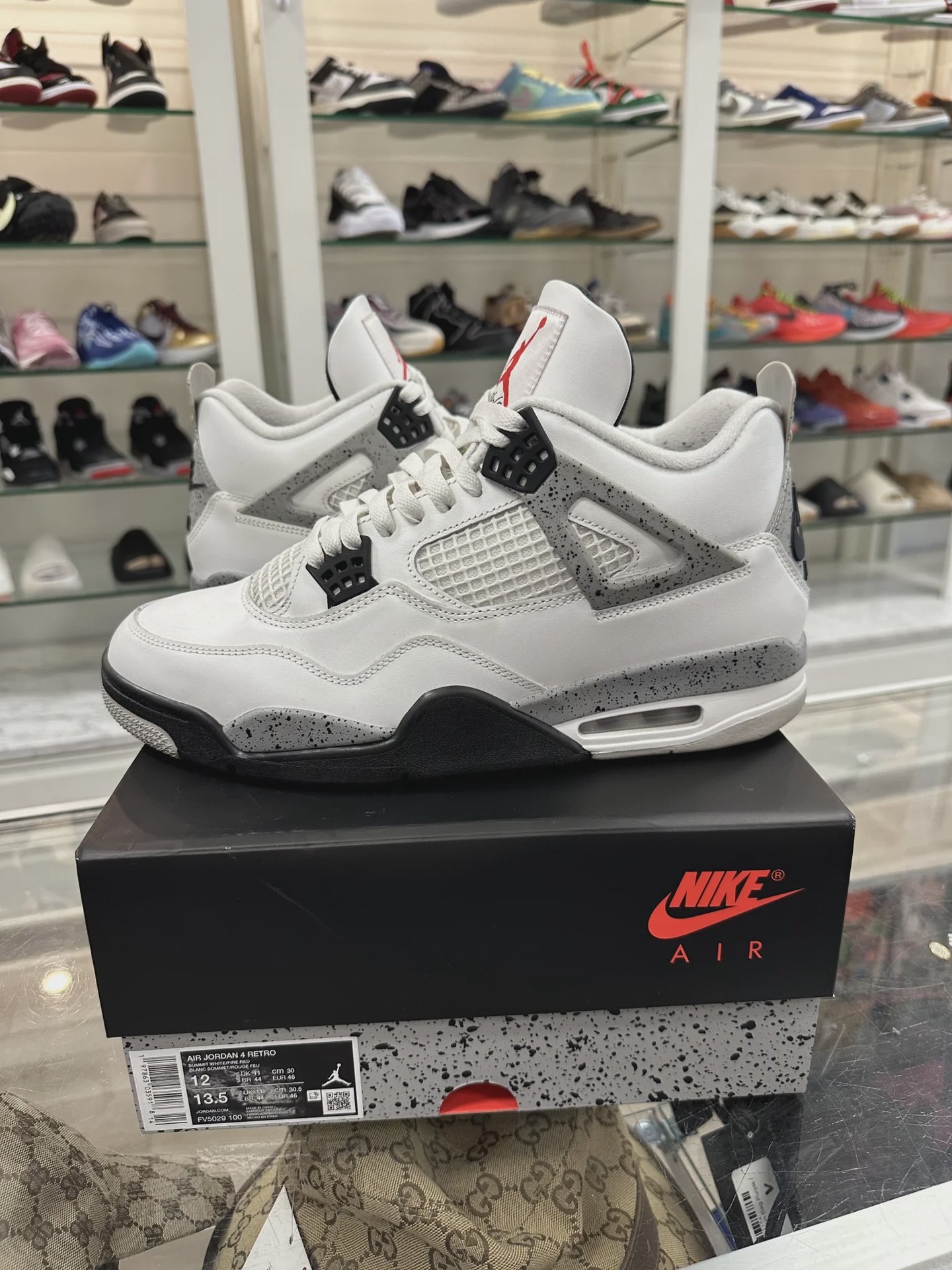 Jordan Air Jordan 4 Retro White Cement (2025) - Size US M 12