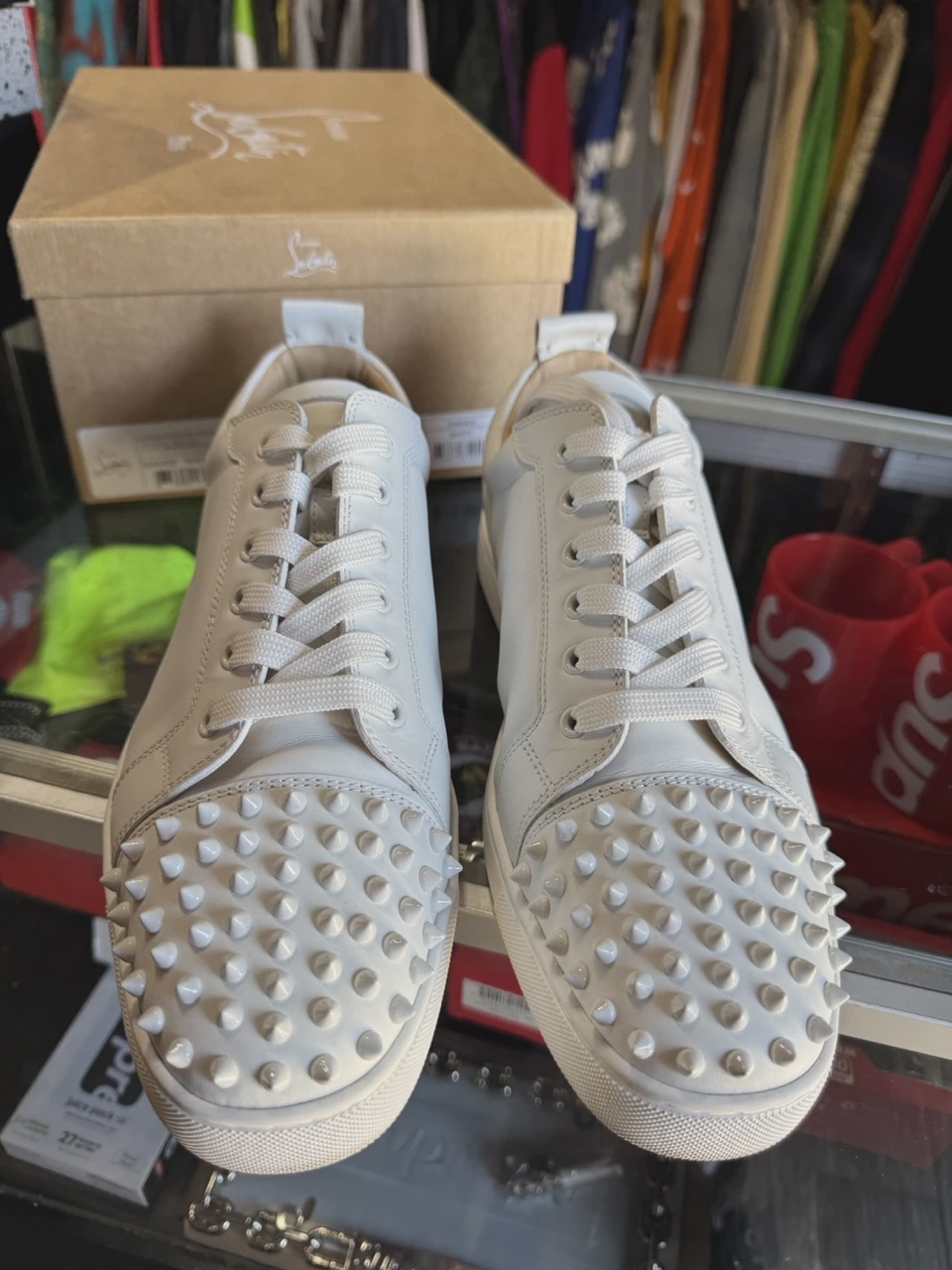 Christian Louboutin White  • Pre-Owned [3328] 2