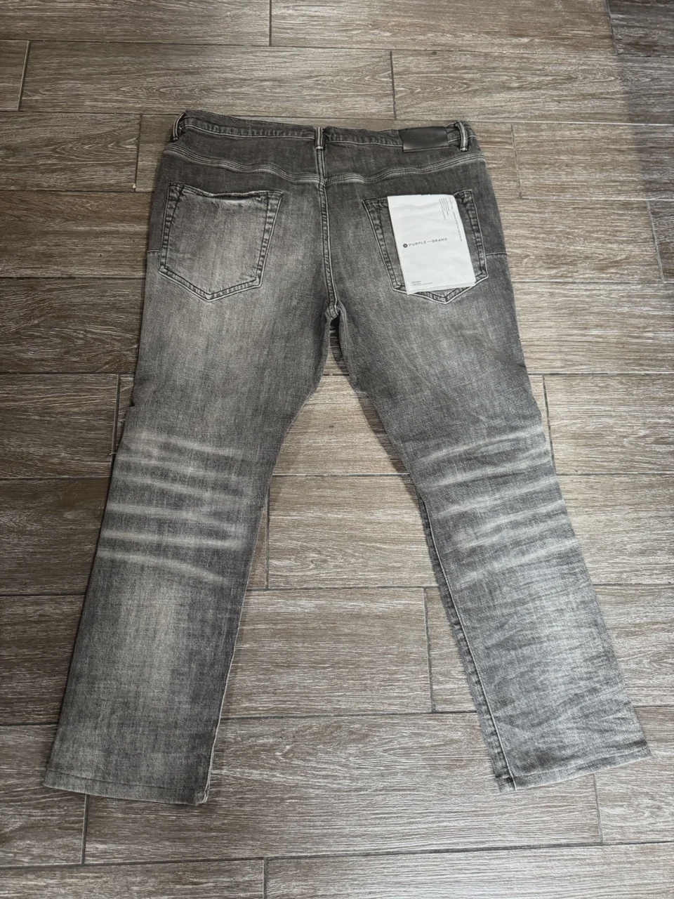 Purple Washed Black Jeans • Pre-Owned [3063] - photo 2