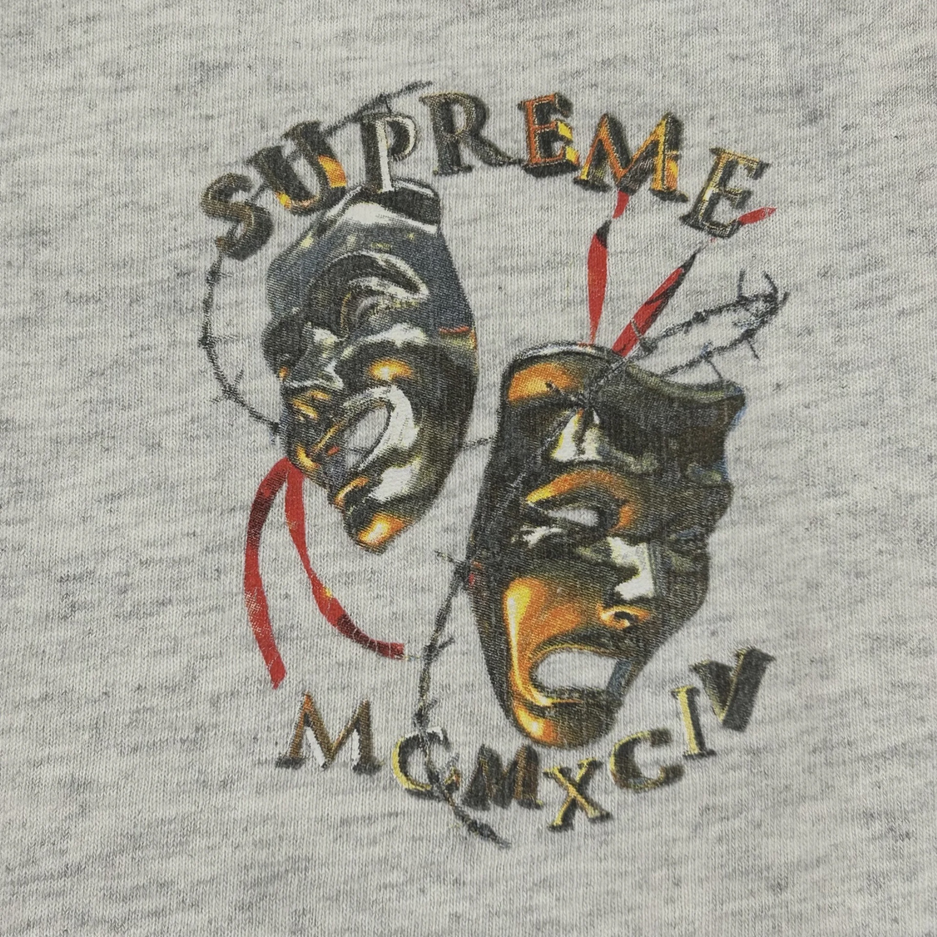 Supreme Laugh Now Tee 'Ash Grey' • Pre-Owned [3084] - photo 3