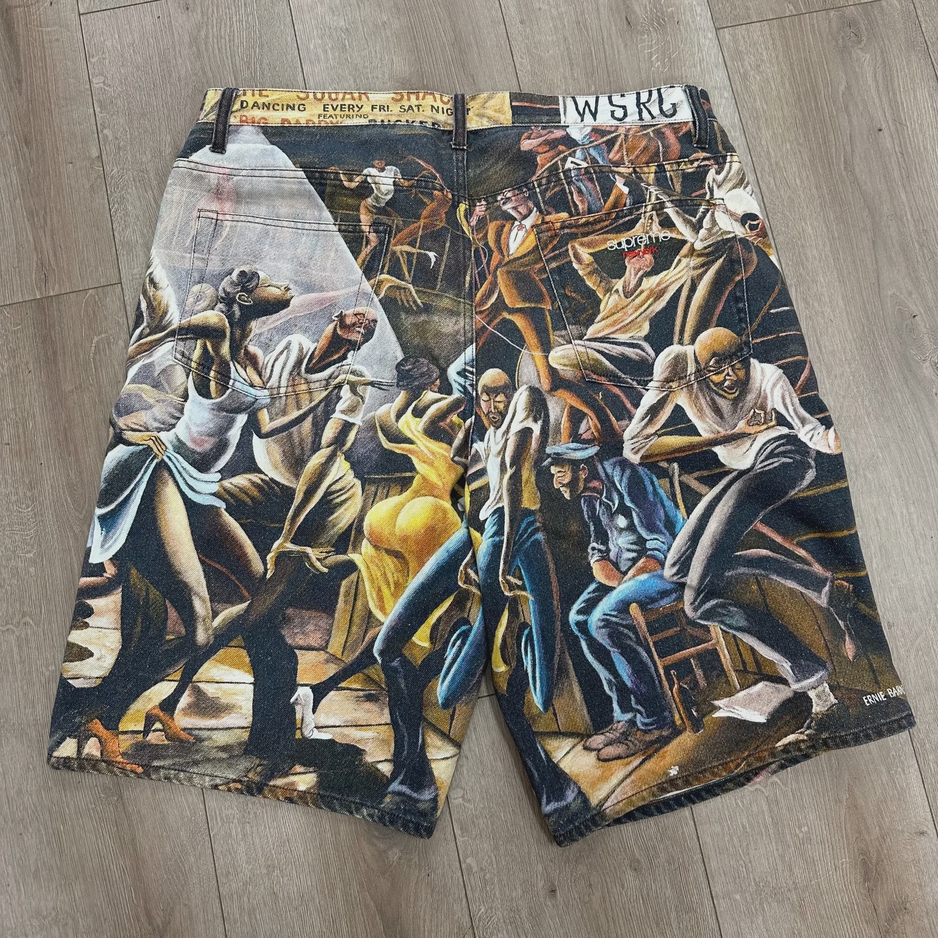 Supreme/Ernie Barnes Baggy Denim Short 'Dance' • Pre-Owned [3030] - photo 5