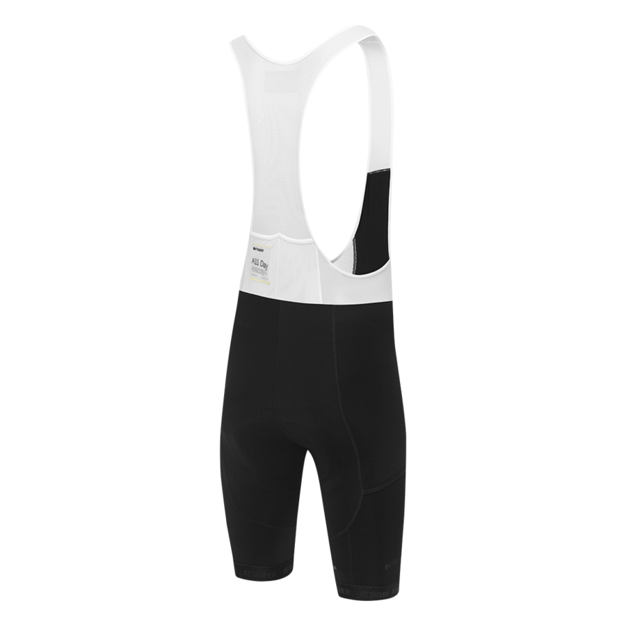 ATQ All Day Cargo bib Short Black/White Logo