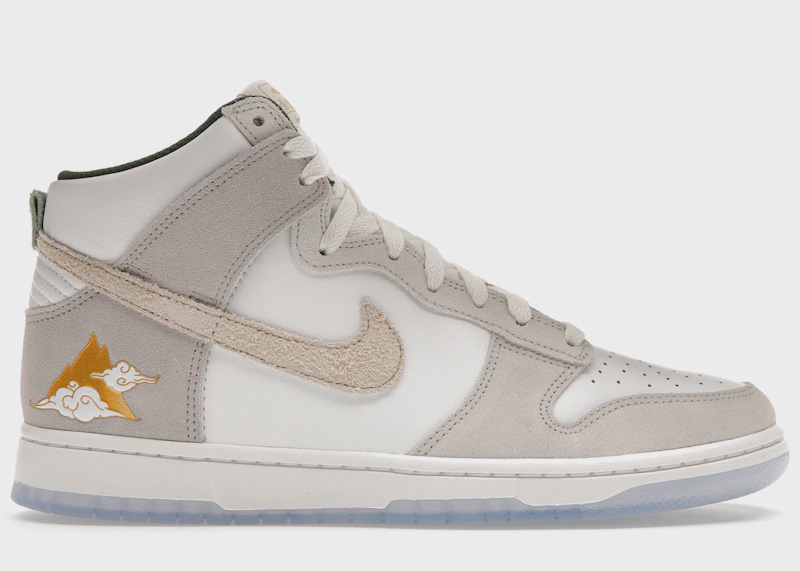Nike Dunk High Premium San Francisco Chinatown Gold Mountain • New