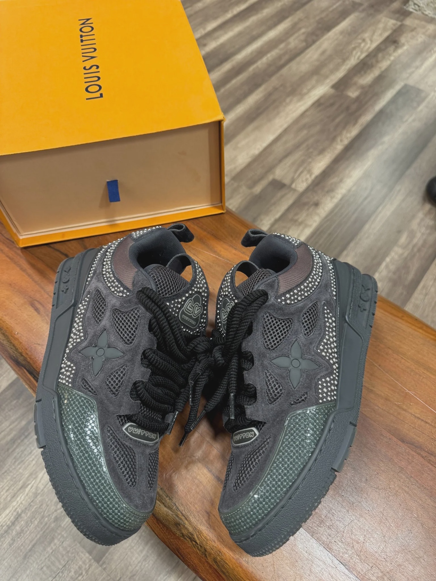 Louis Vuitton Louis Vuitton Skate Sneaker Studded 8LV - Size US M 10