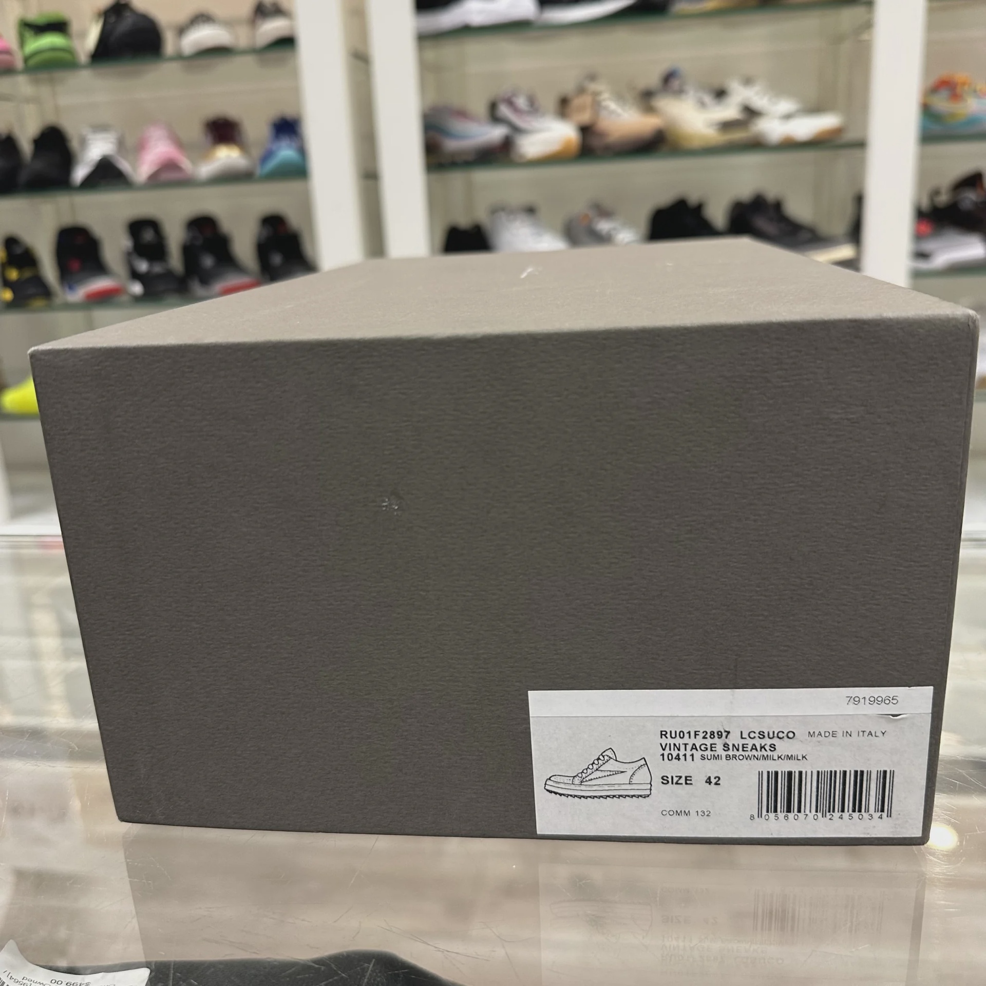 Rick Owens Vintage Sneaker 'Brown Milk' • Pre-Owned [5501] - photo 8
