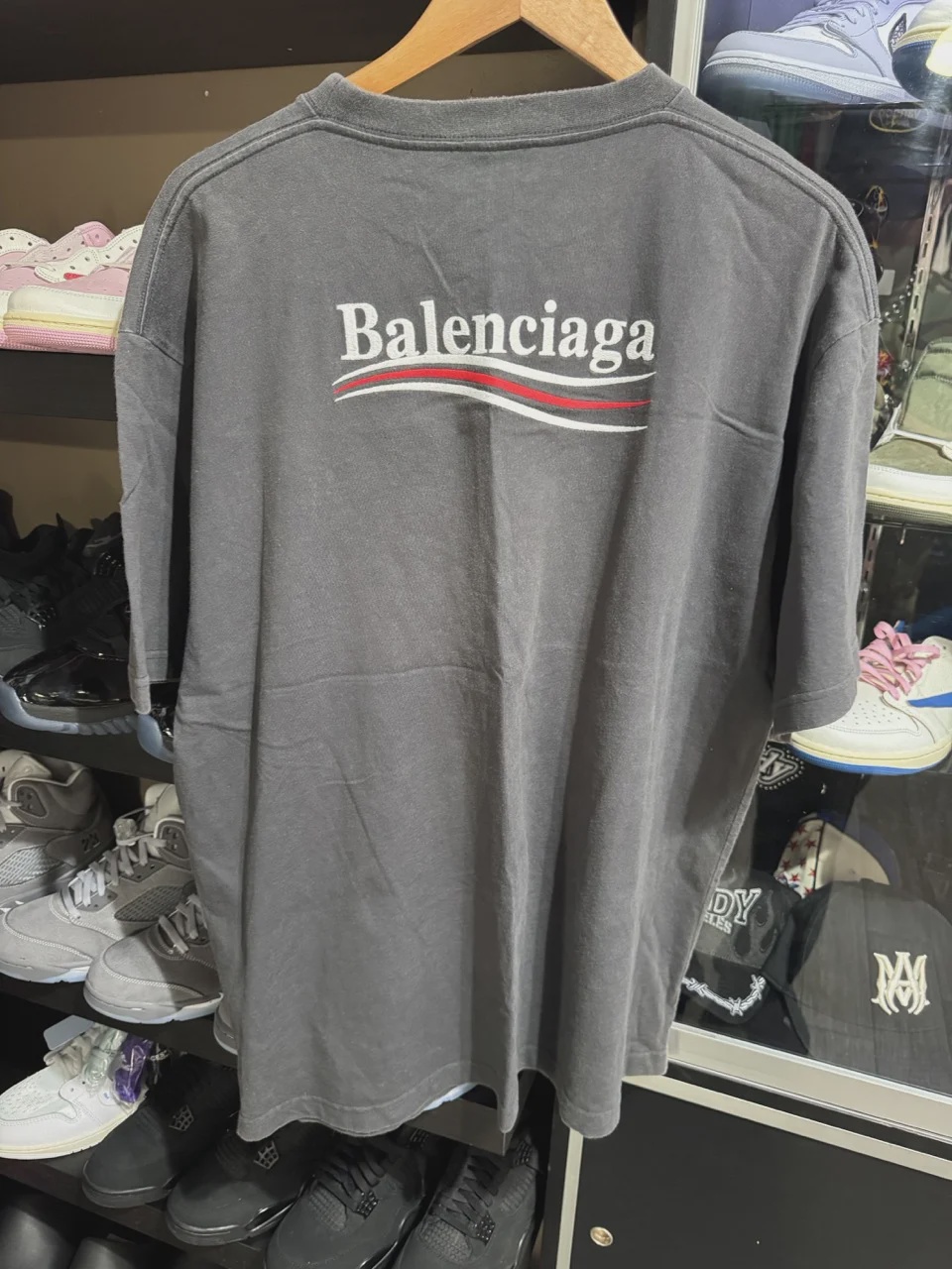 Balenciaga Campaign Grey Tee • Pre-Owned [1139] - photo 2
