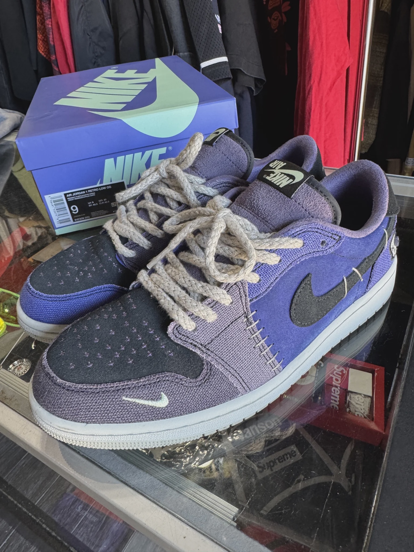 Jordan Air Jordan 1 Retro Low Original Zion Williamson Voodoo Alternate - Size US M 9