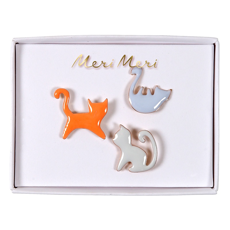 CAT ENAMEL PINS