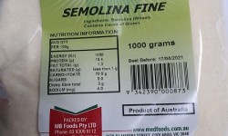Med Foods Semolina Fine 1kg