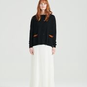 COLLINS CARDI - BLACK PEPPER + COPPER