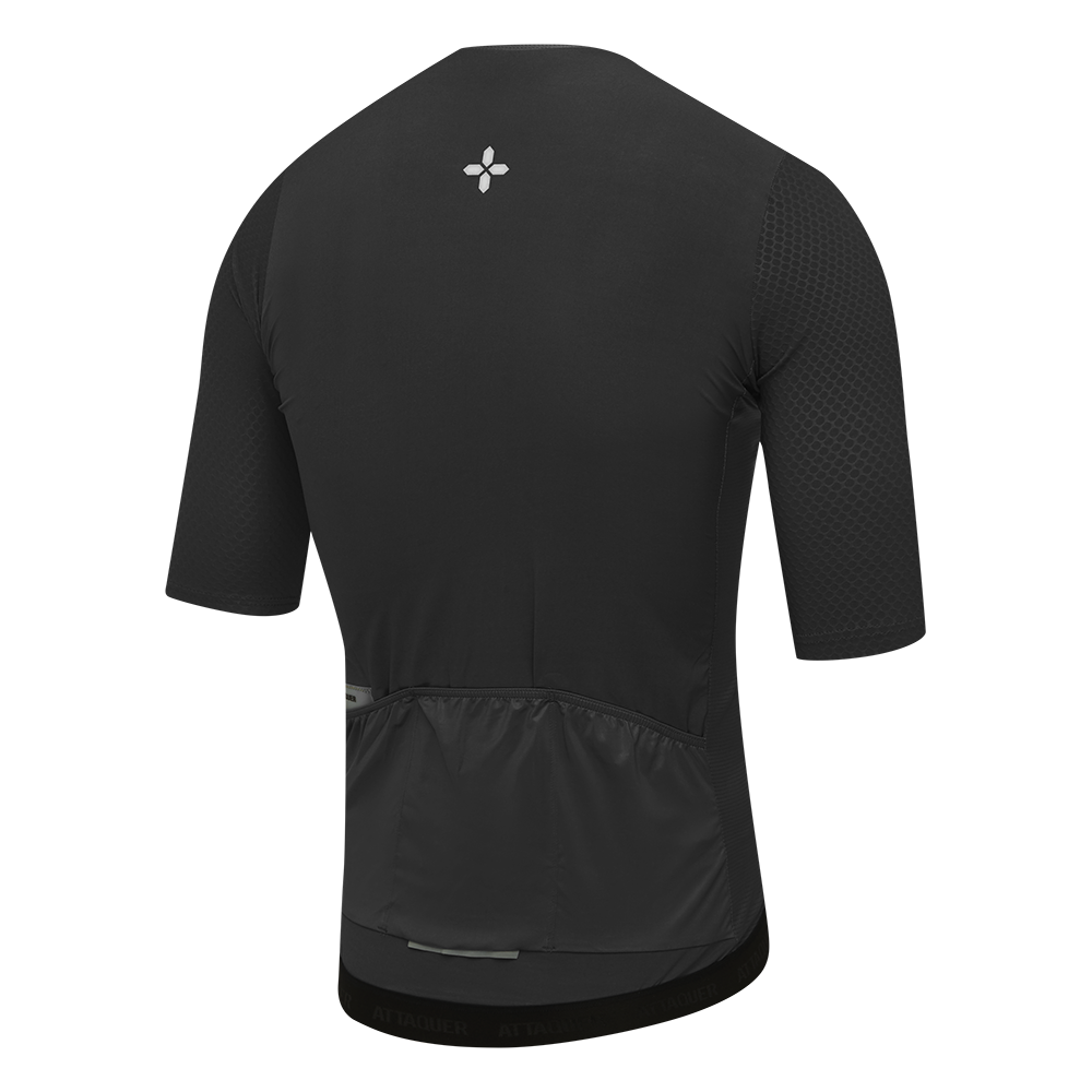 ATQ Mens Race Ultra Aero SS Jersey Black
